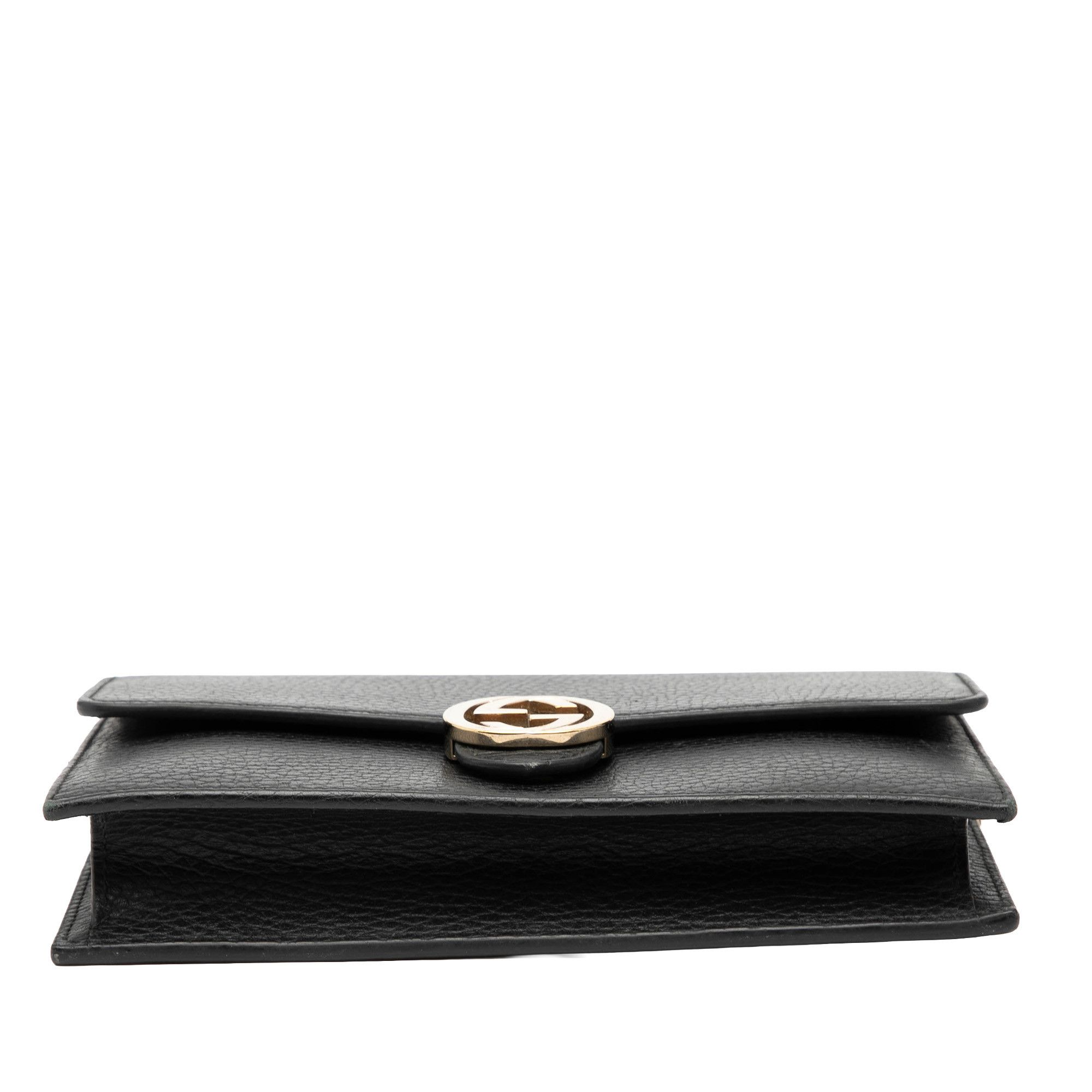 Gucci Gucci Dollar Calfskin Interlocking G Wallet on Chain Size ONE SIZE - 3 Thumbnail