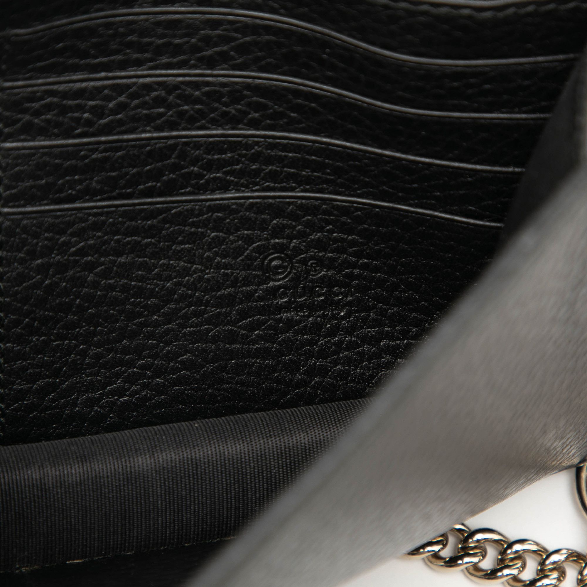 Gucci Gucci Dollar Calfskin Interlocking G Wallet on Chain Size ONE SIZE - 6 Thumbnail