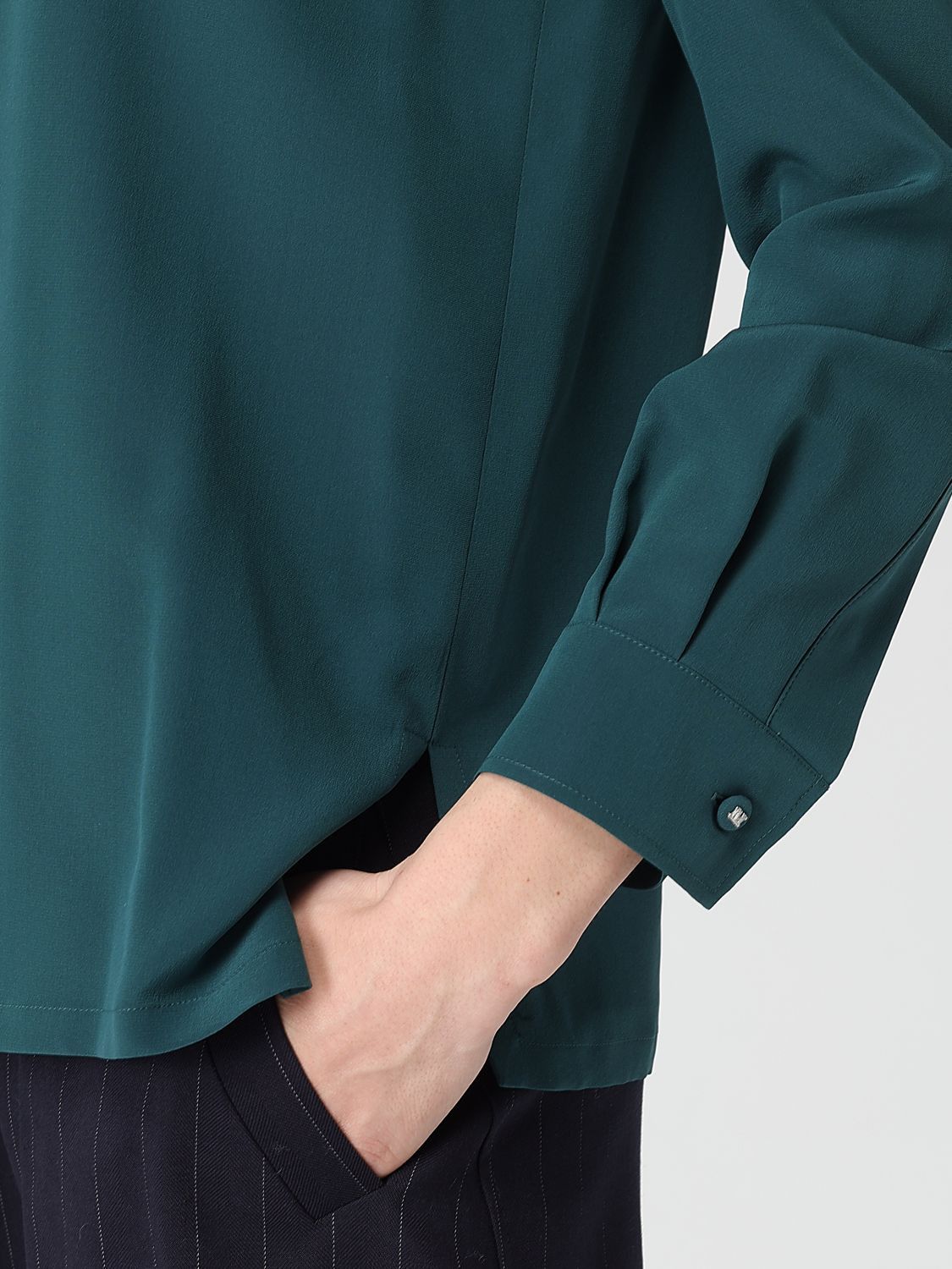 Max Mara Max Mara Shirt Woman Green Size XS / US 0-2 / IT 36-38 - 3 Thumbnail