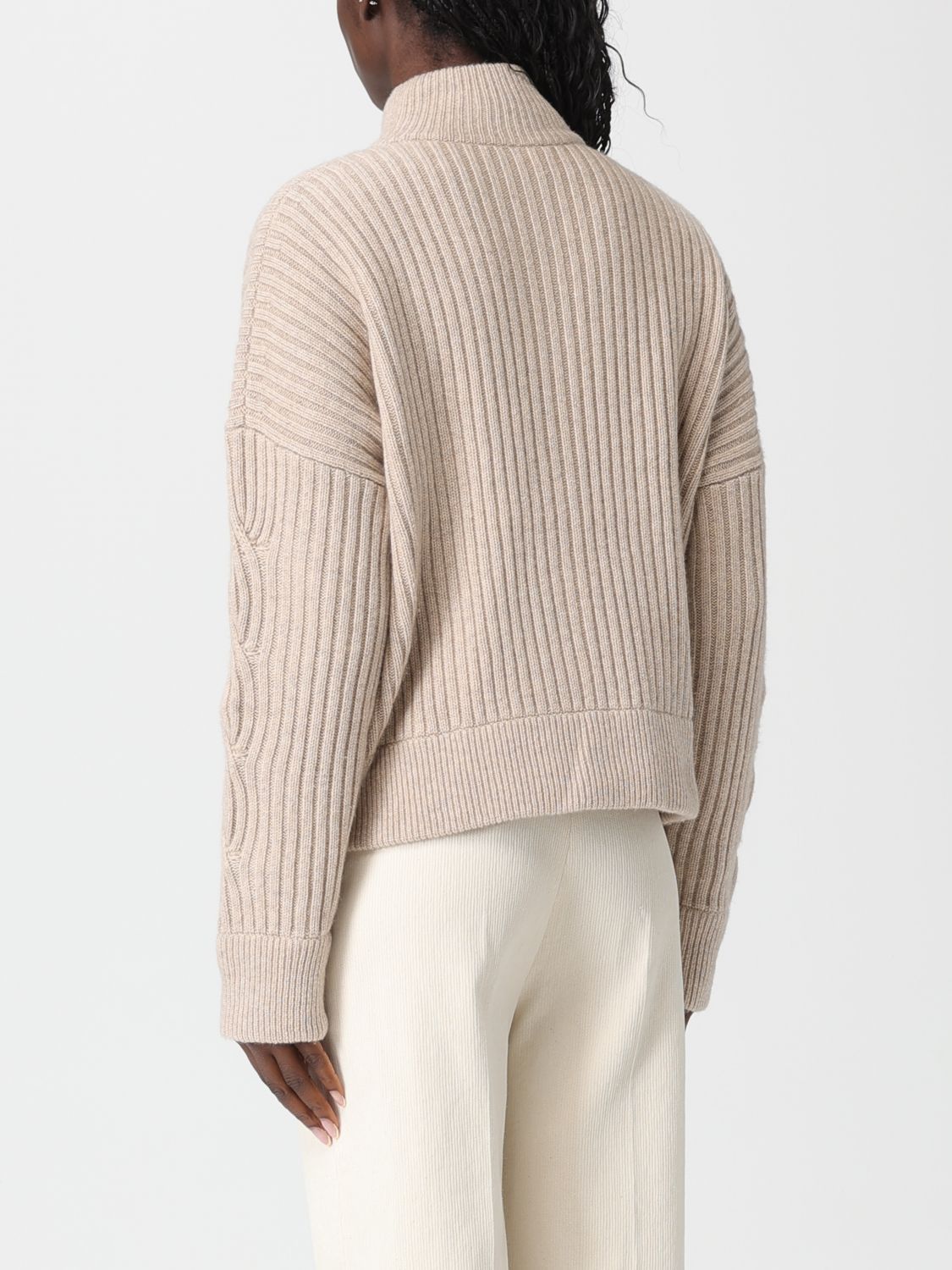 Max Mara Max Mara Sweater Woman Sand Size M / US 6-8 / IT 42-44 - 3 Thumbnail