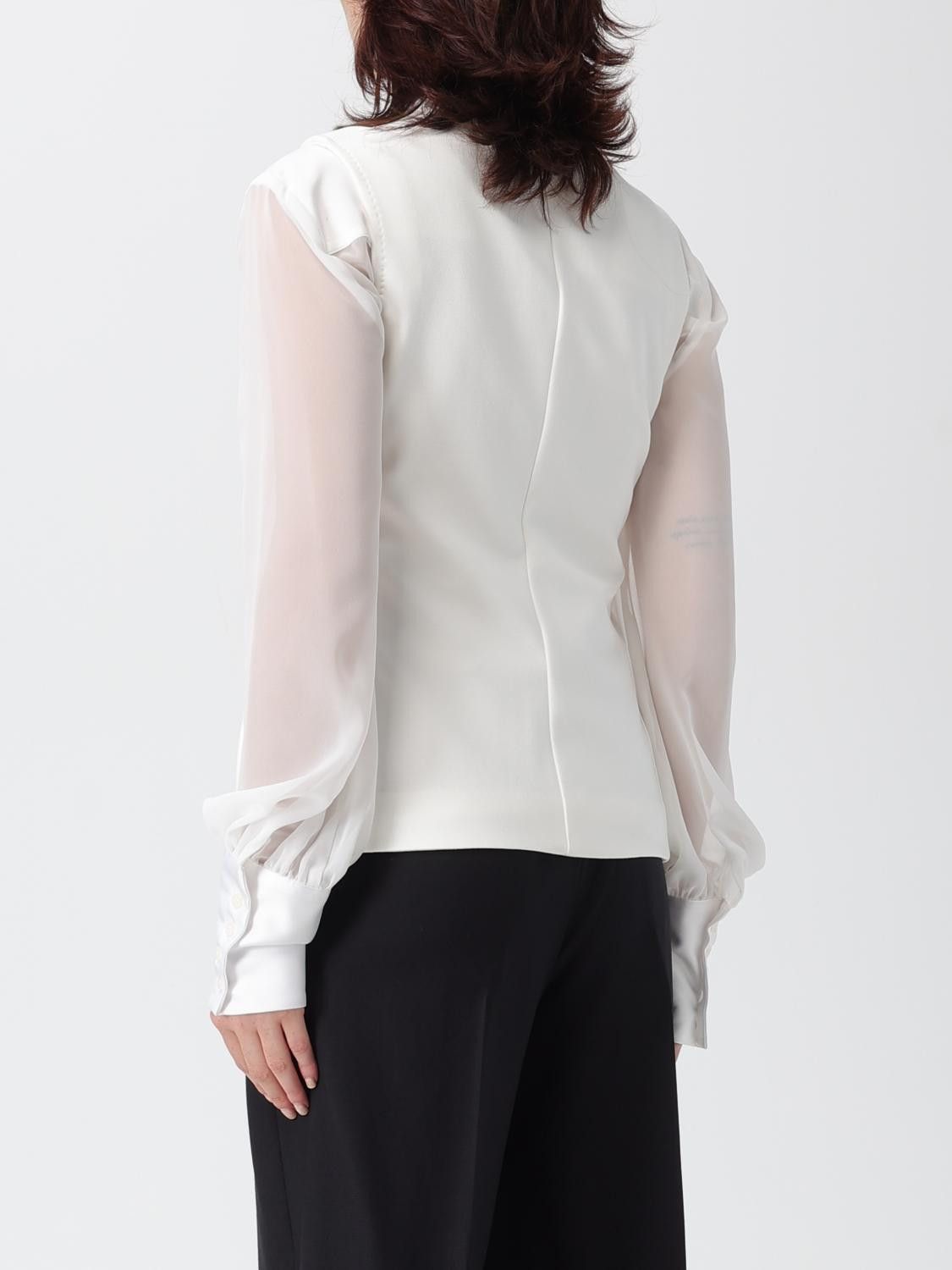 Max Mara Max Mara Waistcoat Woman White Size S / US 4 / IT 40 - 3 Thumbnail