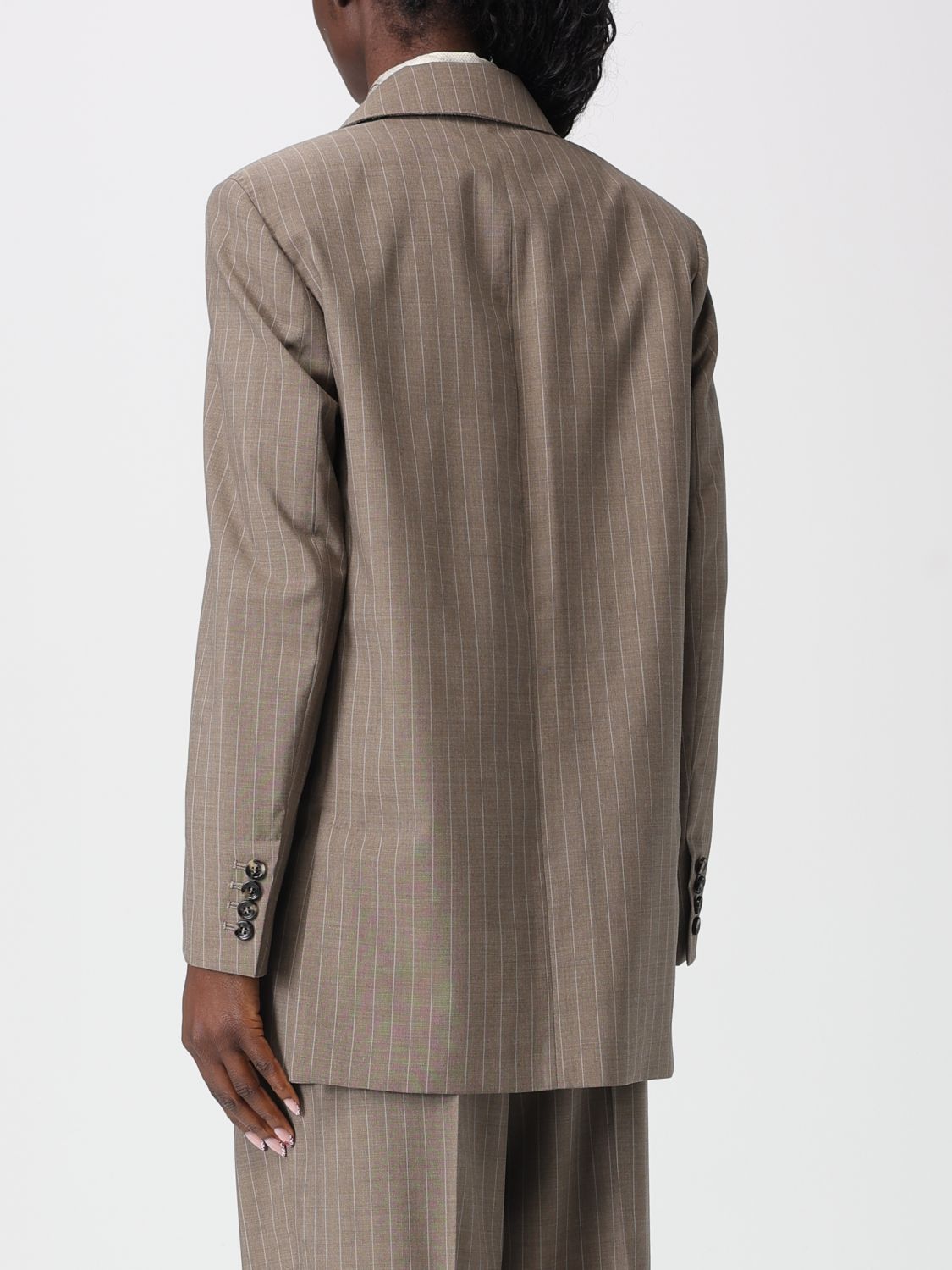 Max Mara Max Mara Jacket Woman Beige Size XS / US 0-2 / IT 36-38 - 3 Thumbnail