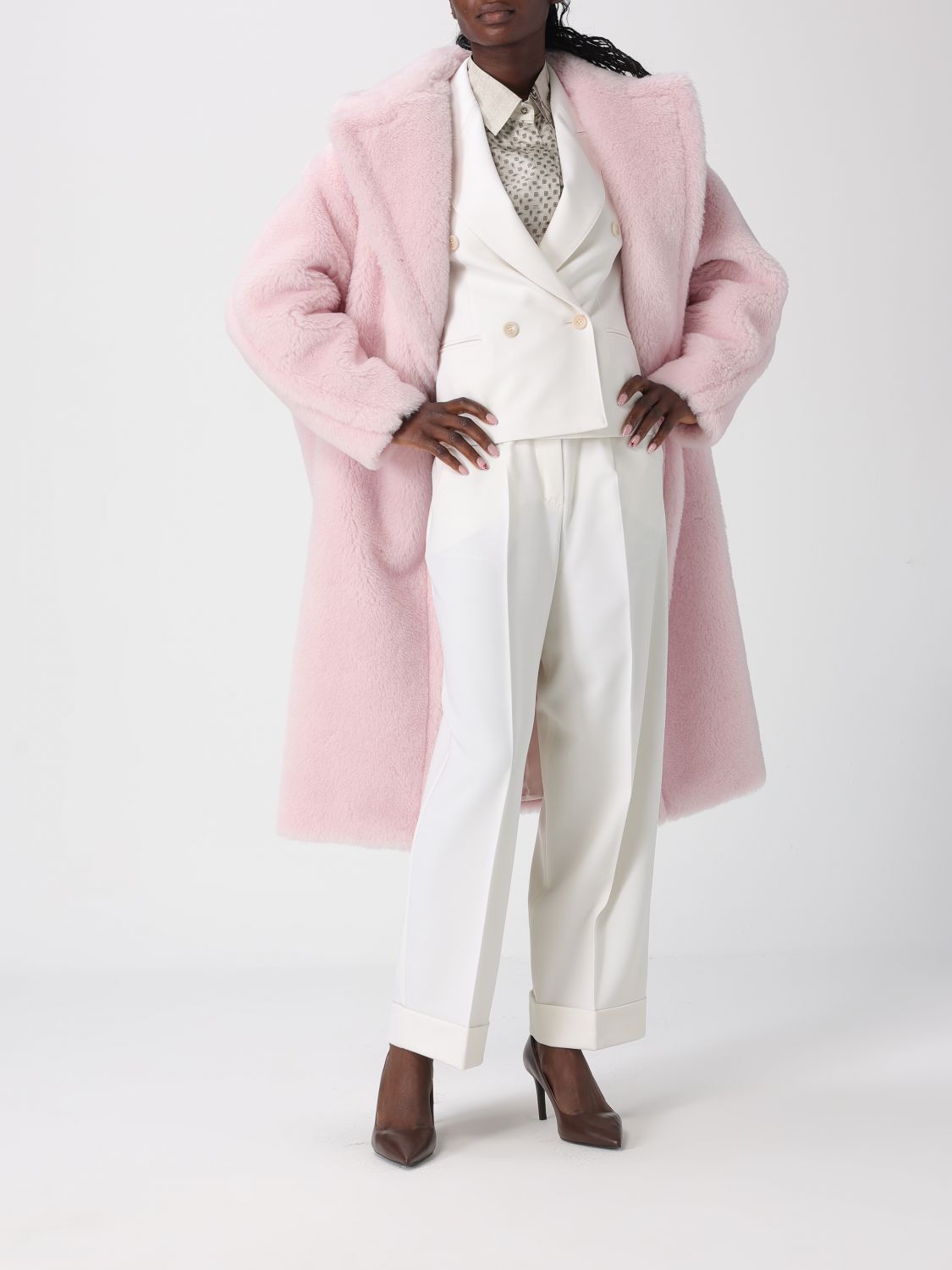 Max Mara Max Mara Jacket Woman White Size S / US 4 / IT 40 - 2 Thumbnail