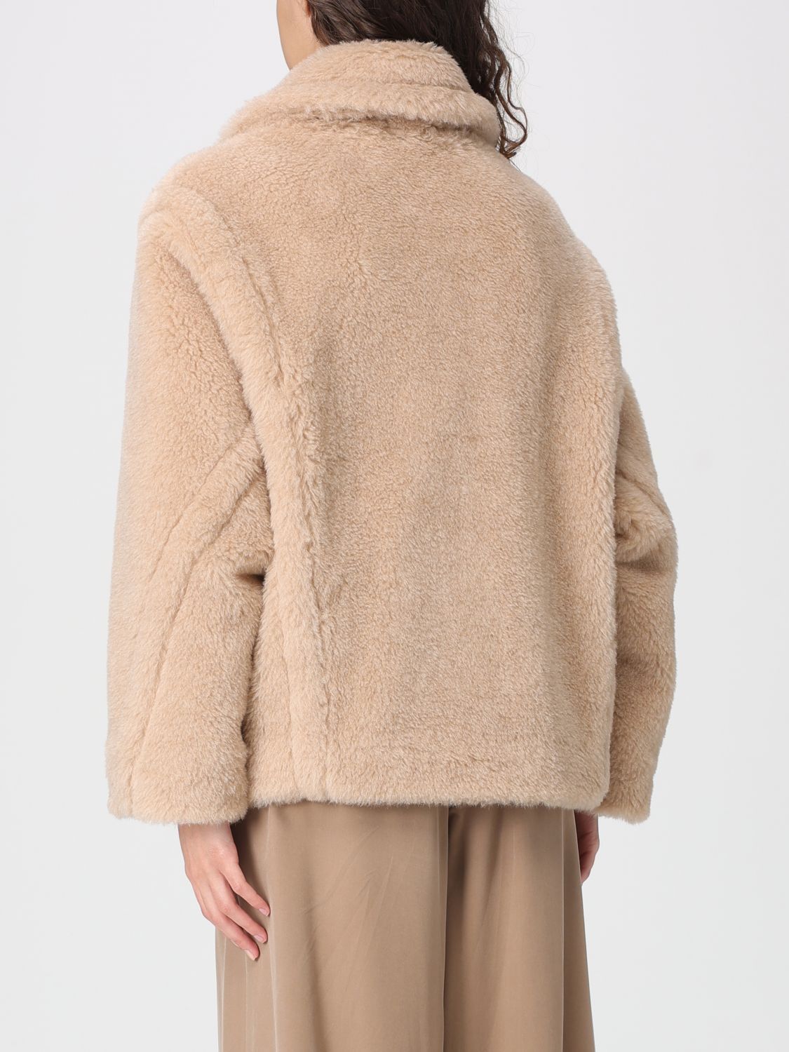 Max Mara Max Mara Jacket Woman Beige Size M / US 6-8 / IT 42-44 - 3 Thumbnail