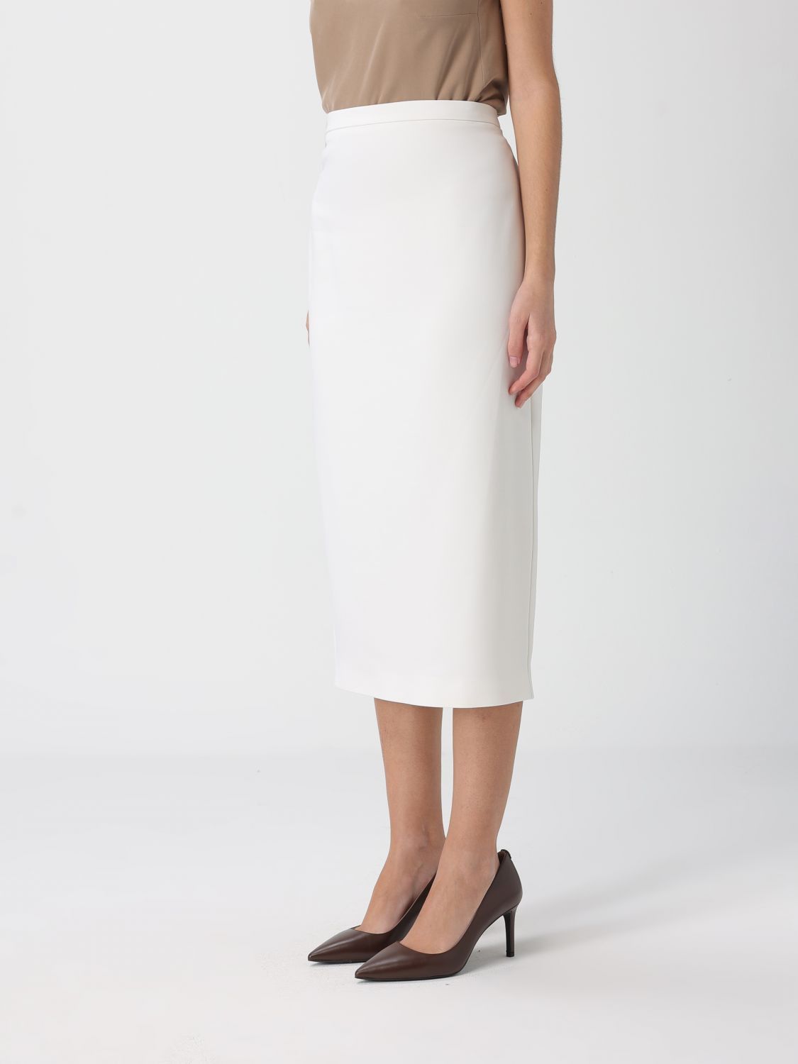 Max Mara Max Mara Skirt Woman White Size 27" / US 4 / IT 40 - 4 Thumbnail