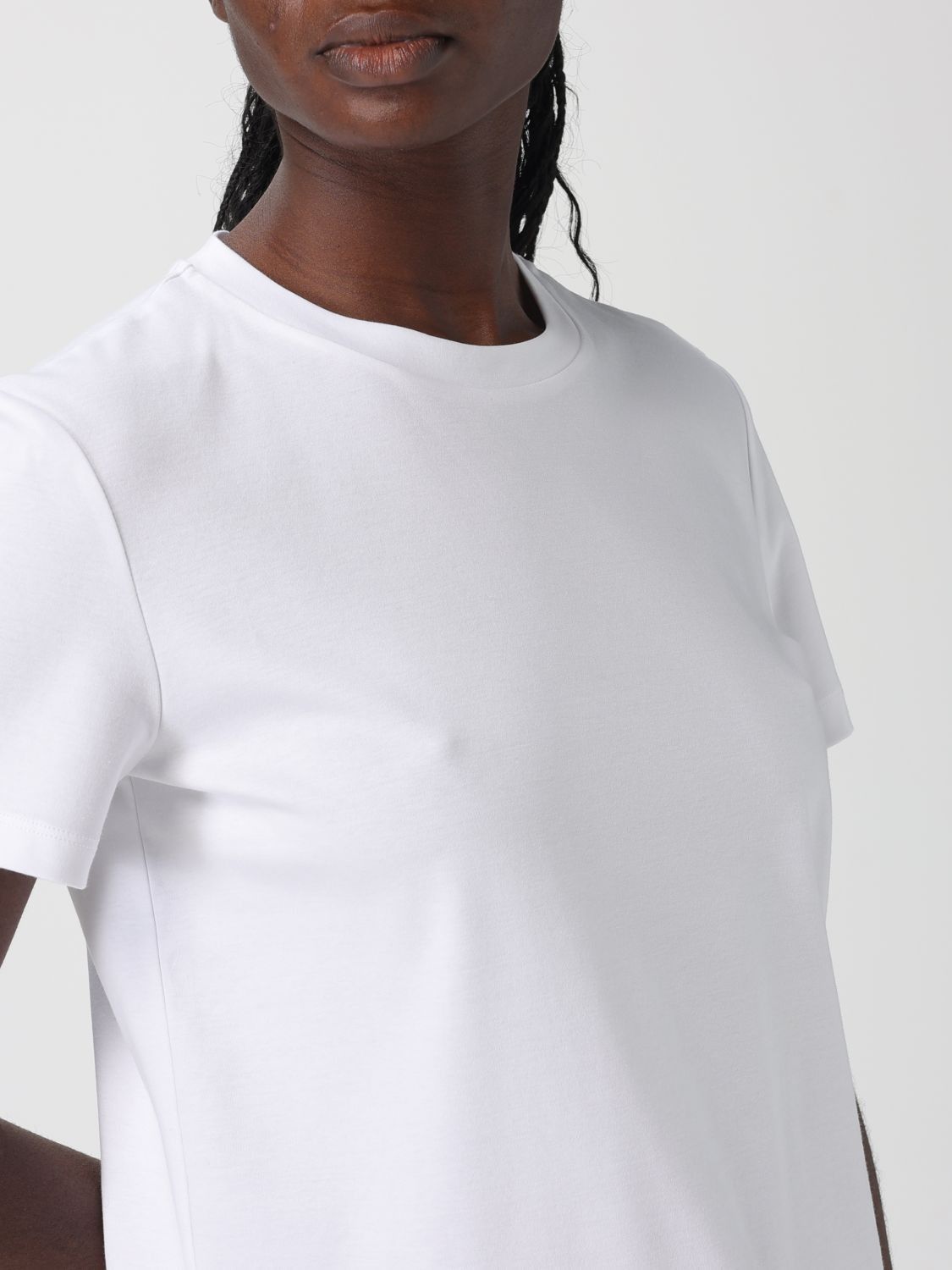 Max Mara Max Mara T-Shirt Woman White Size XS / US 0-2 / IT 36-38 - 4 Thumbnail