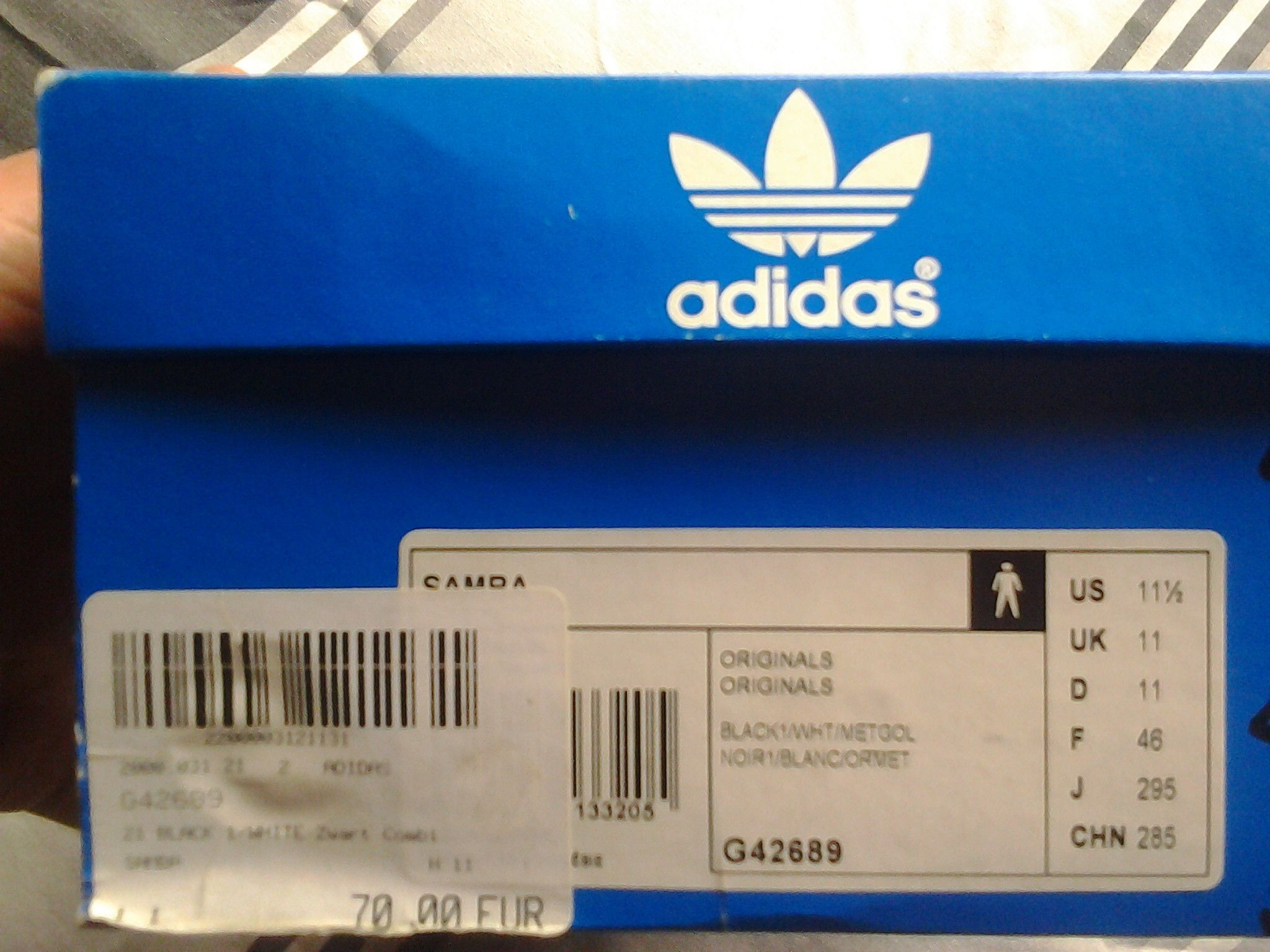 Adidas Samba Size US 11.5 / EU 44-45 - 2 Preview