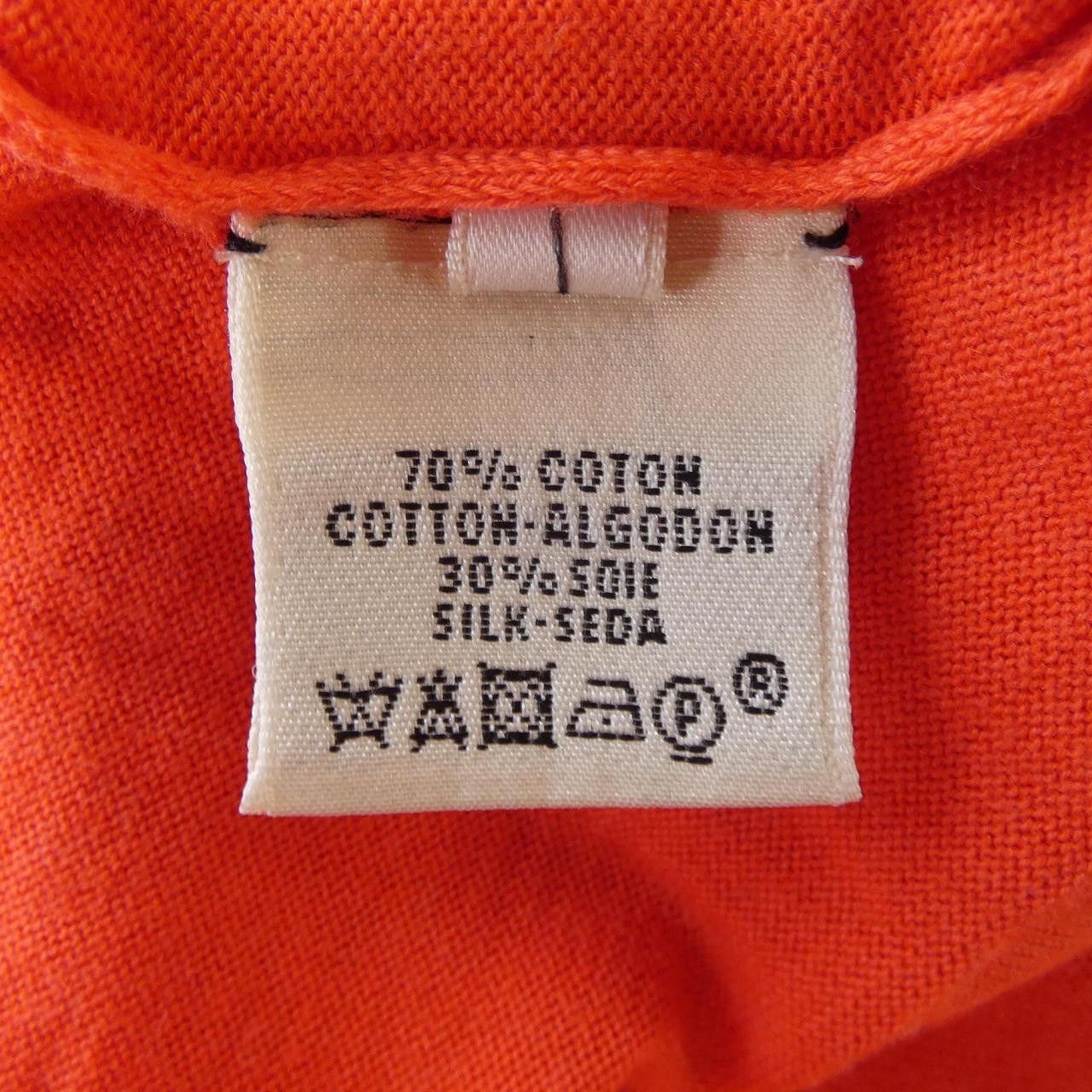 Hermes Hermes Hermes Knit Wool Knit36 Cotton Tops DUTY FREE for USA Size ONE SIZE - 3 Thumbnail