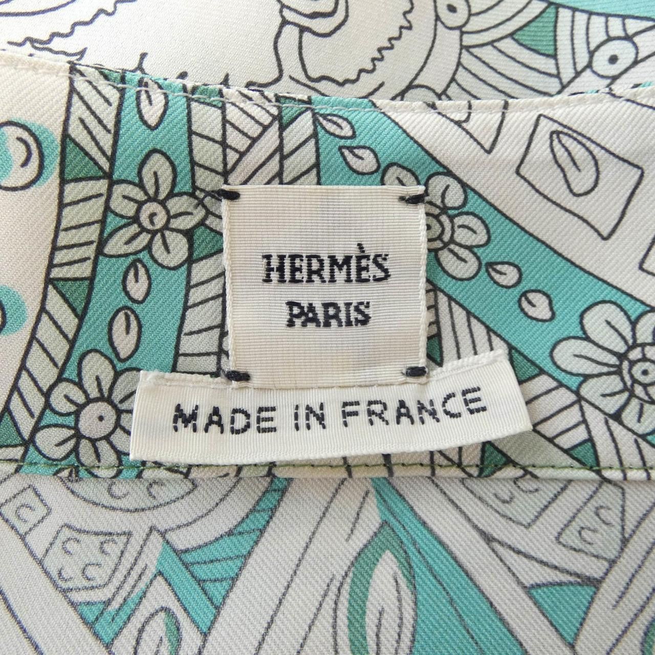 Hermes Hermes Hermes LE JARDIN MAHARANI34 Silk Top Others Tops DUTY FREE for USA Size ONE SIZE - 4 Thumbnail