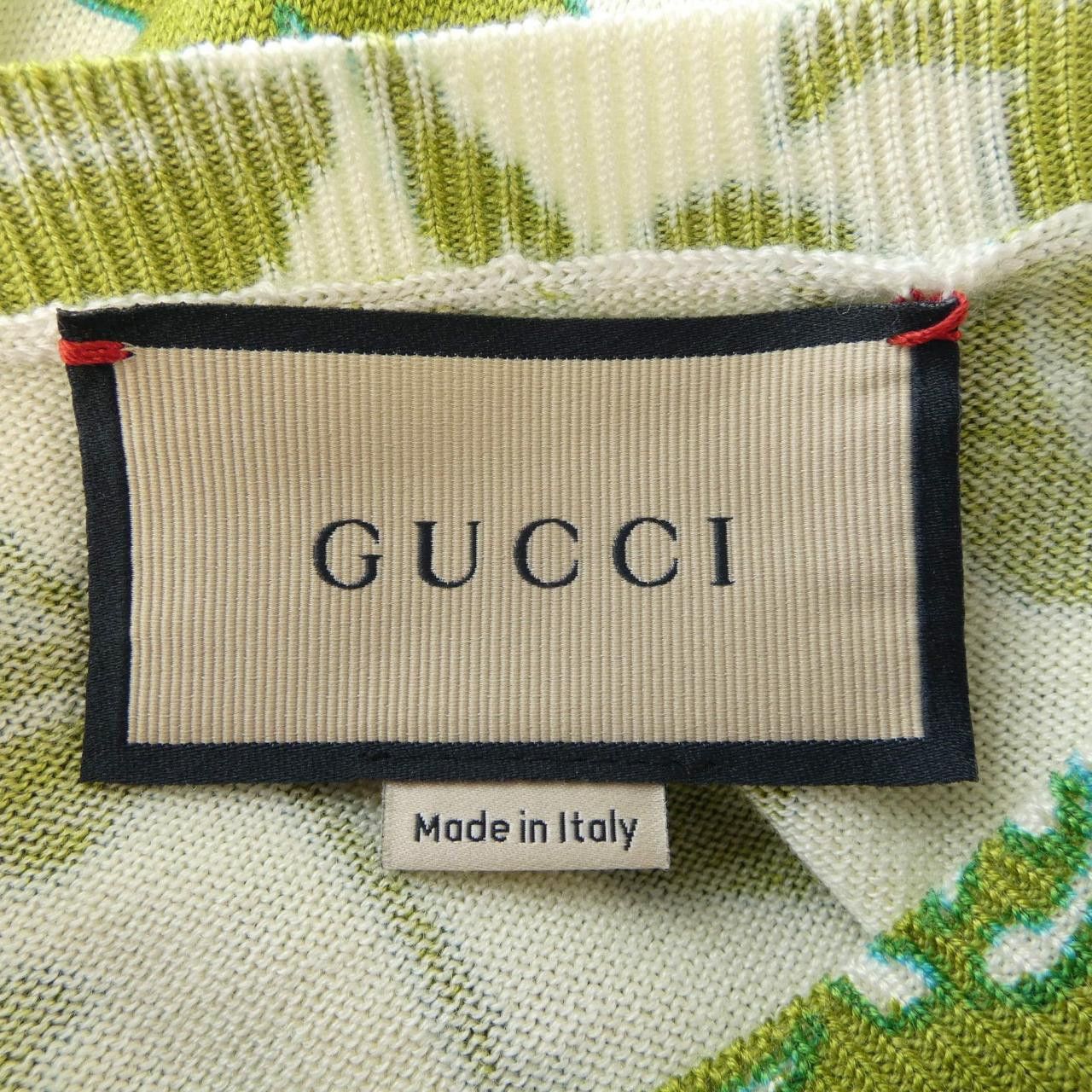 Gucci Gucci Gucci Knitwear Cotton Tops 782660 XKD0W DUTY FREE for USA Size ONE SIZE - 4 Thumbnail