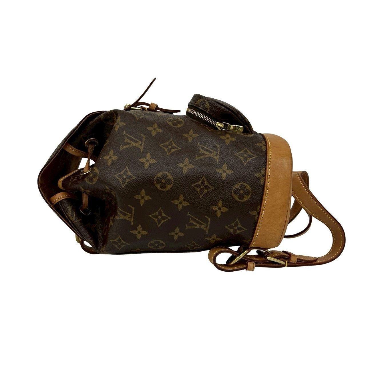 Louis Vuitton Louis Vuitton Louis Vuitton Monogram Leather Backpack Canvas Backpack DUTY FREE for USA Size ONE SIZE - 6 Thumbnail