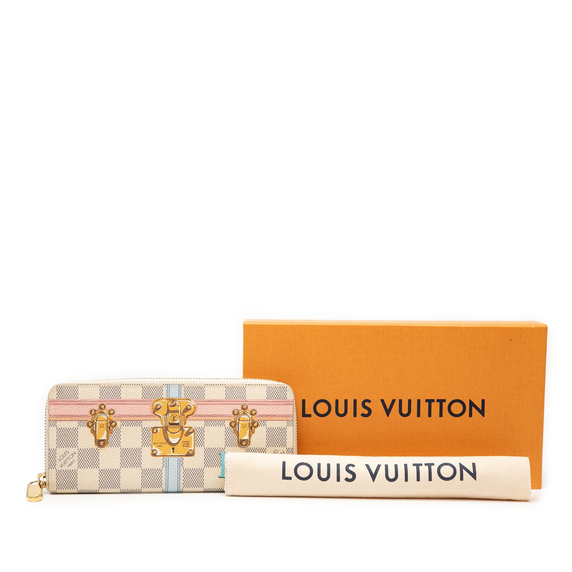 Louis Vuitton Louis Vuitton Damier Azur Summer Trunks Zippy Long Wallet Size ONE SIZE - 8 Thumbnail