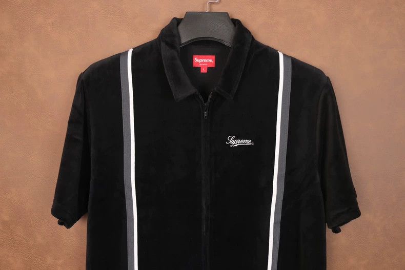 Supreme Supreme 18ss Velour Warm Up Short Sleeve-yf Size US L / EU 52-54 / 3 - 2 Thumbnail