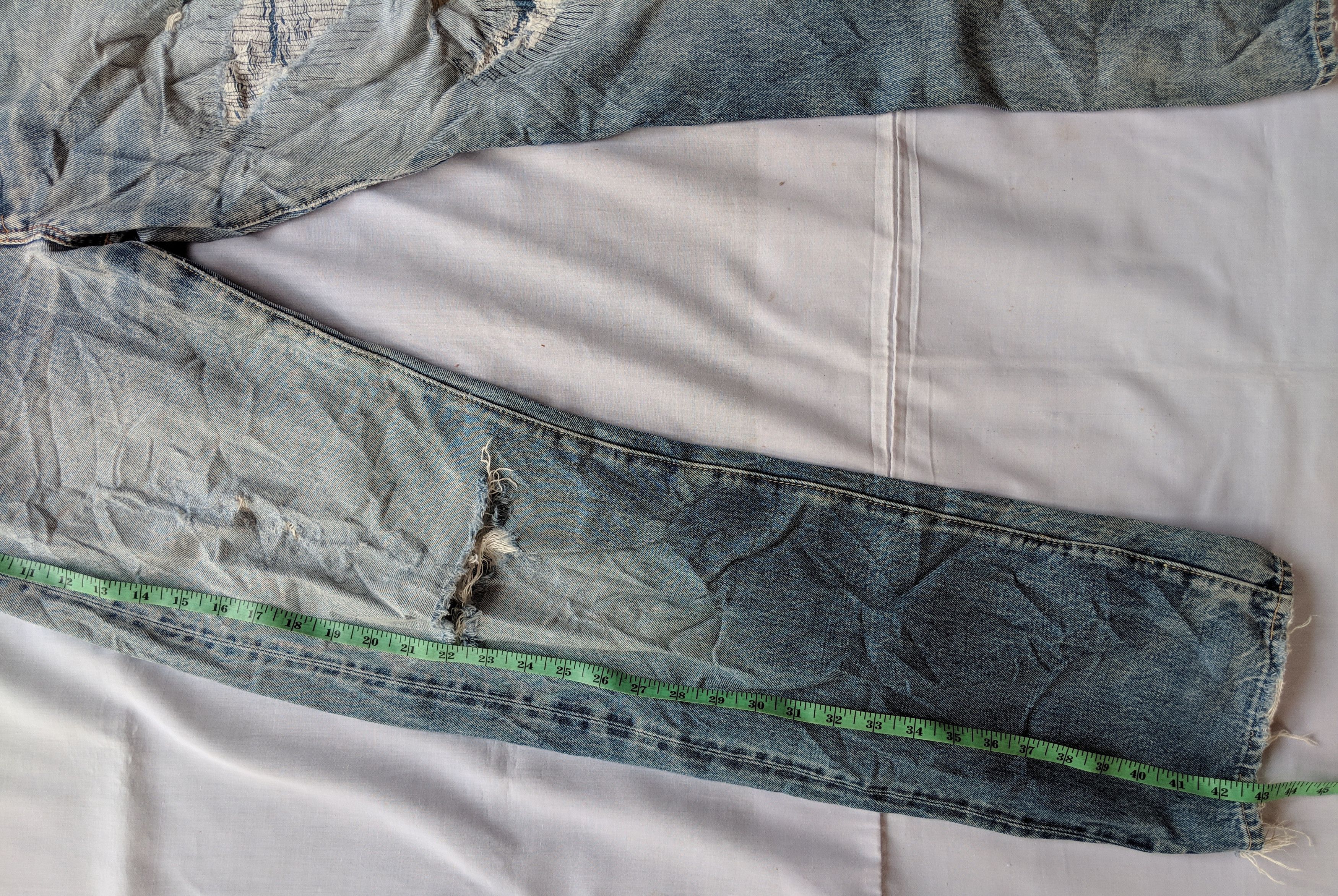 Japanese Brand × Sugar Cane distressed denim japanese brand sugarcane selvedge Size US 30 / EU 46 - 5 Thumbnail