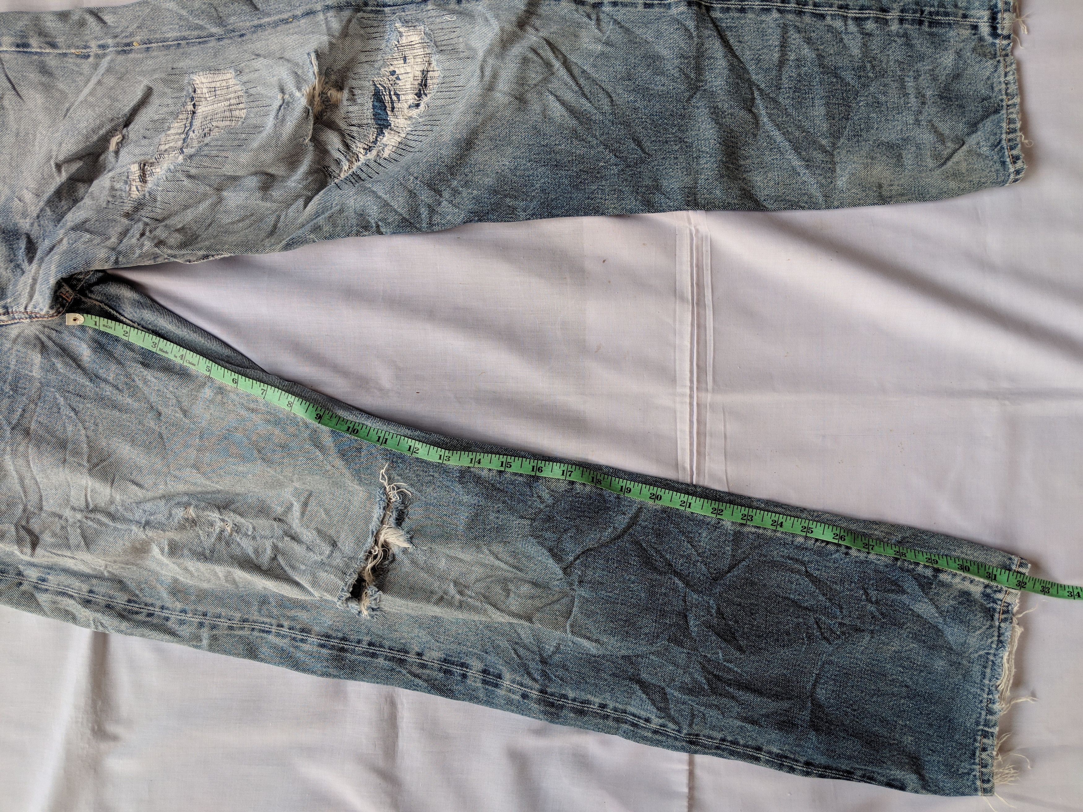 Japanese Brand × Sugar Cane distressed denim japanese brand sugarcane selvedge Size US 30 / EU 46 - 6 Thumbnail