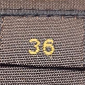 Louis Vuitton Black Wool Blend Skirt Size 36