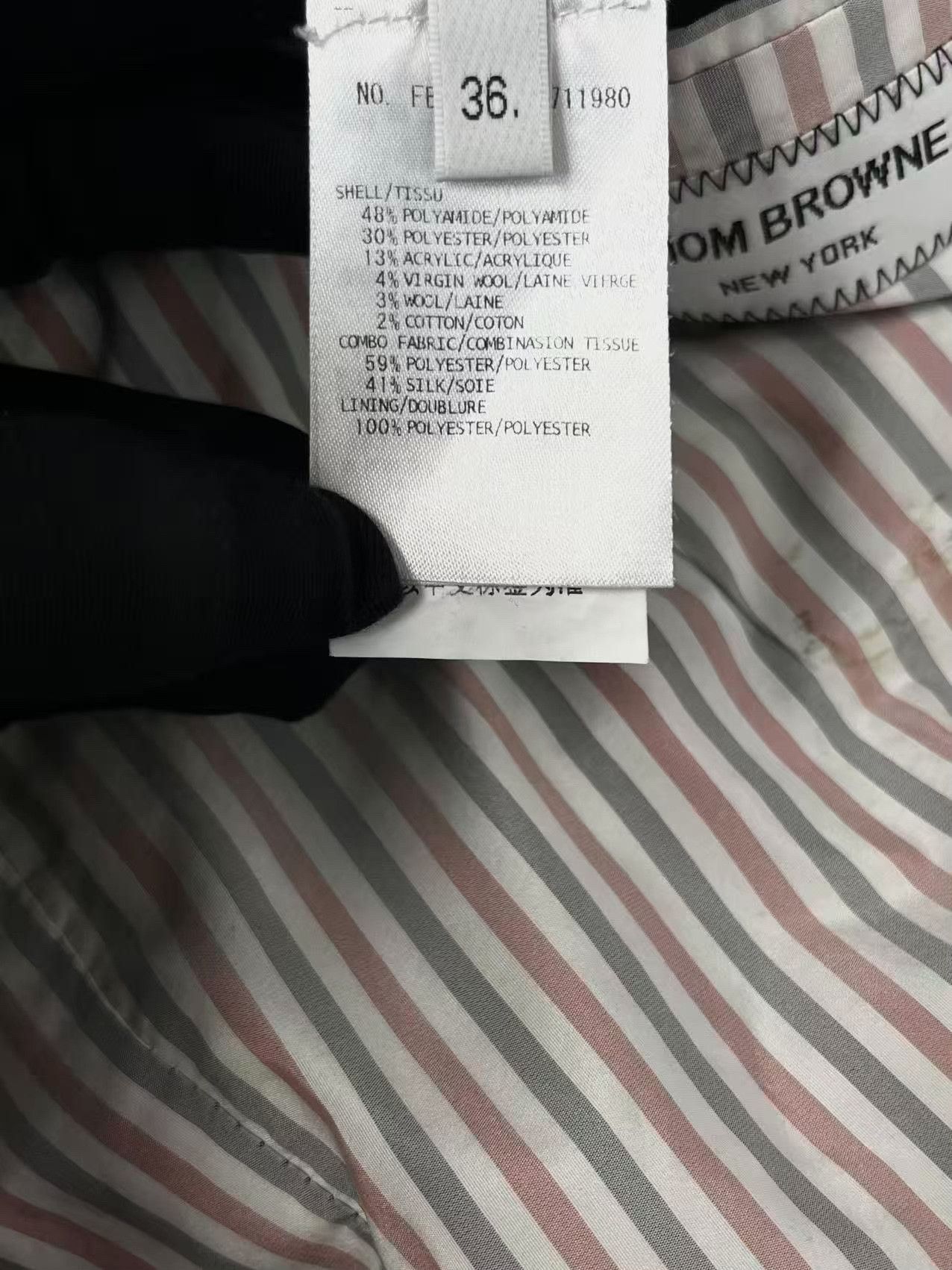 Thom Browne thom browne black and white hooded jacket Size XS / US 0-2 / IT 36-38 - 7 Thumbnail