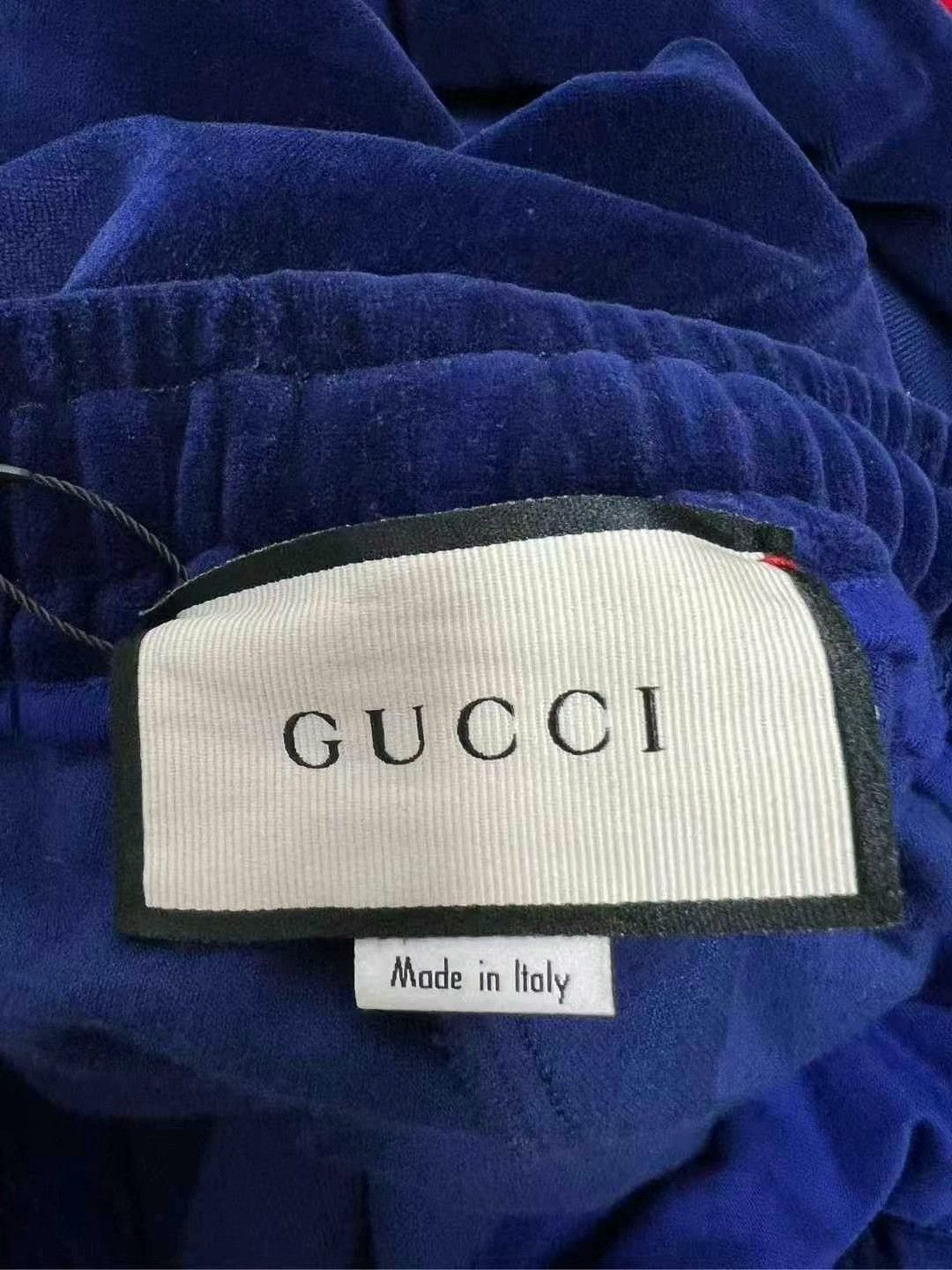 Gucci gucci striped velvet long pants size L Size US 34 / EU 50 - 3 Thumbnail