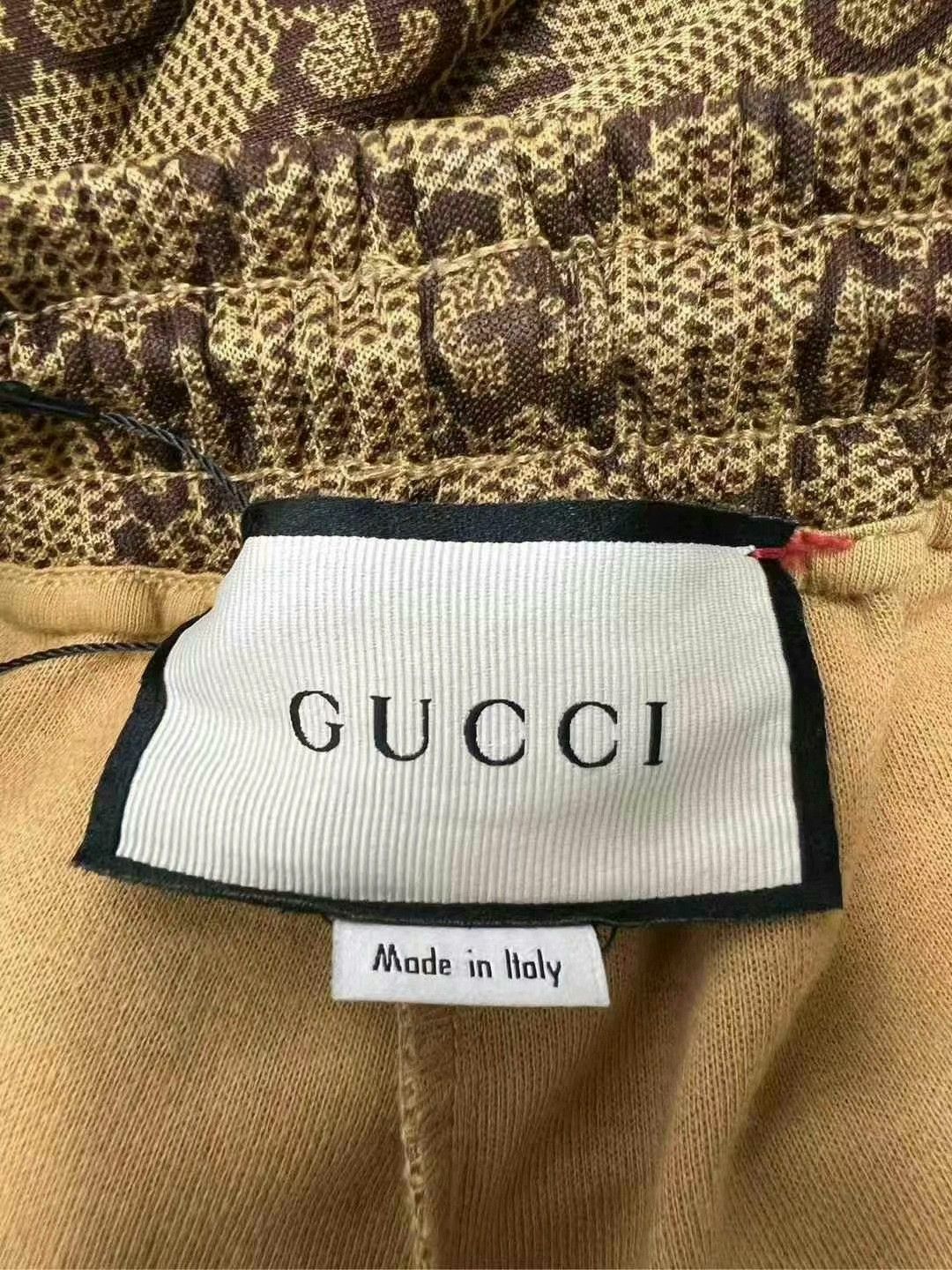 Gucci gucci logo long pants in beige Size 30" / US 8 / IT 44 - 3 Thumbnail