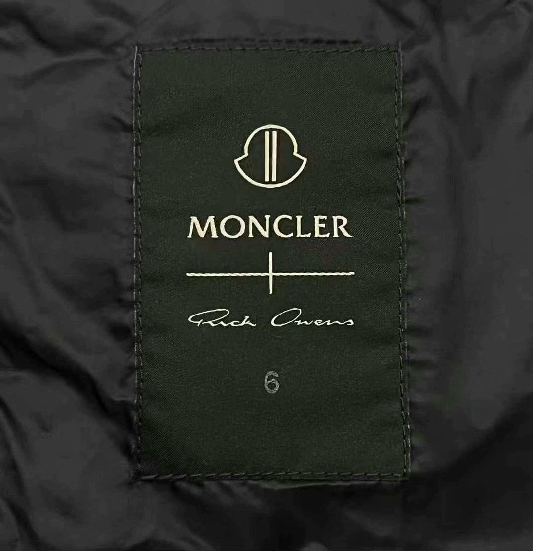 Moncler Genius Moncler x Rick Owens Black Long Down Jacket Size XS / US 0-2 / IT 36-38 - 4 Thumbnail