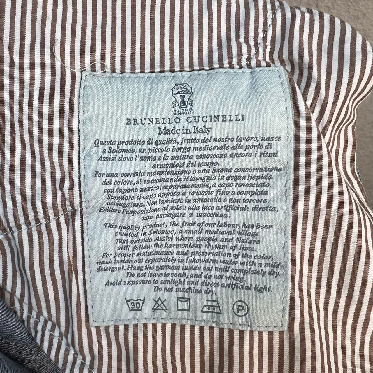 Brunello Cucinelli brunello cucinelli vintage denim trousers size 46 Size US 36 / EU 52 - 3 Thumbnail