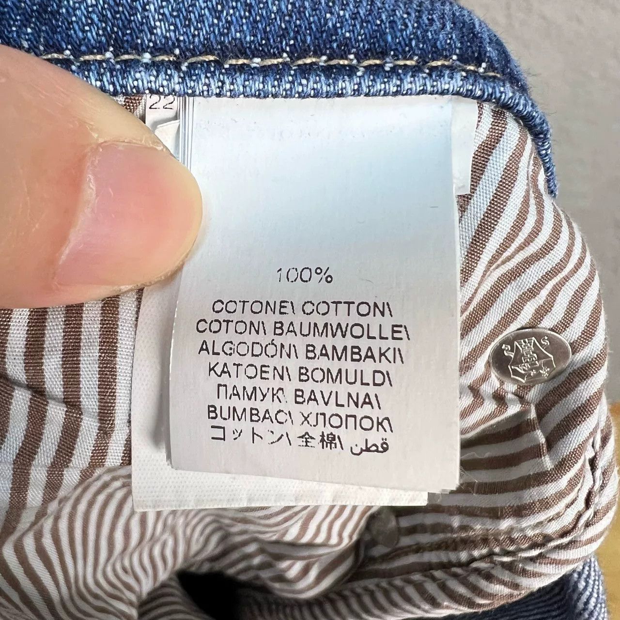 Brunello Cucinelli brunello cucinelli vintage denim trousers size 46 Size US 36 / EU 52 - 4 Thumbnail