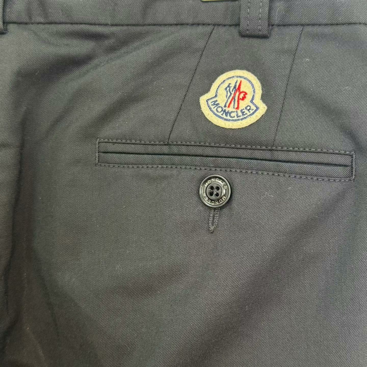 Moncler moncler black logo dress pants size 48 Size US 38 / EU 54 - 4 Thumbnail