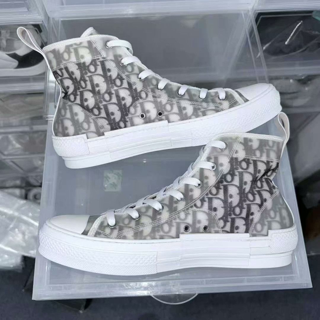 Dior dior b23 sneakers in black and white Size US 10 / EU 43 - 3 Thumbnail