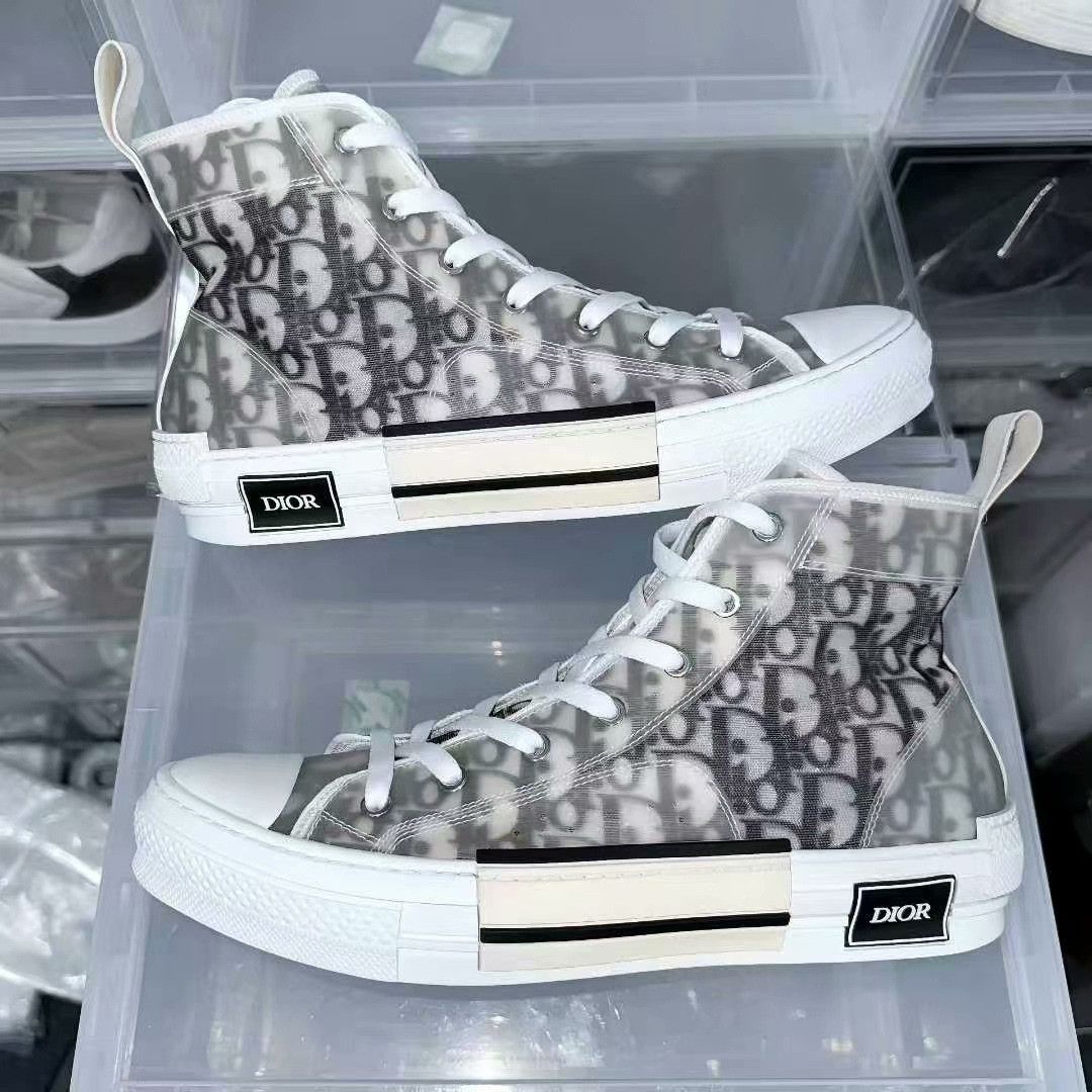 Dior dior b23 sneakers in black and white Size US 10 / EU 43 - 2 Thumbnail