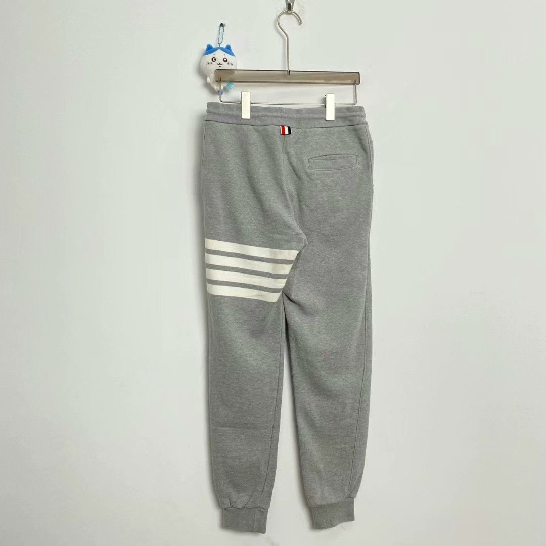Thom Browne thom browne gray sweatpants with stripes Size US 28 / EU 44 - 4 Thumbnail