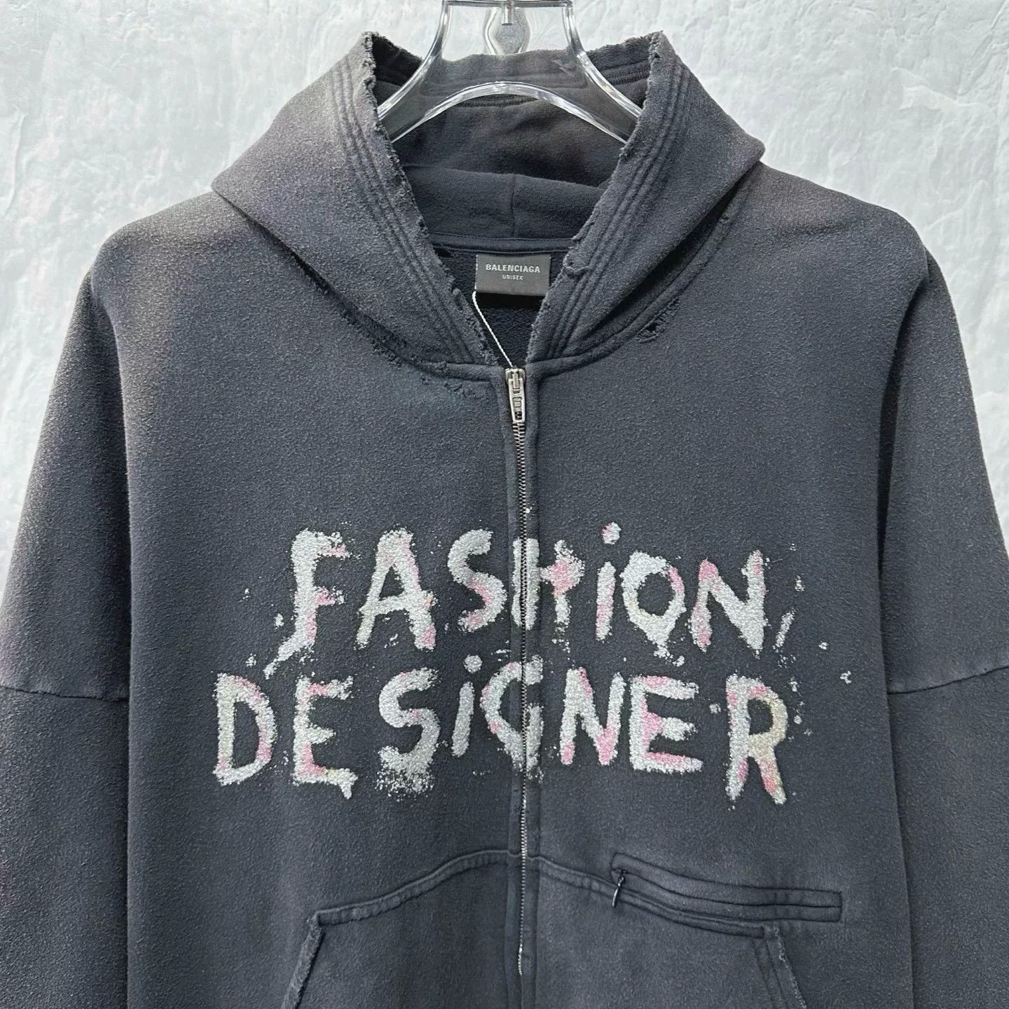 Balenciaga vintage logo hoodie from balenciaga Size XXS / US 00 / IT 34 - 2 Thumbnail