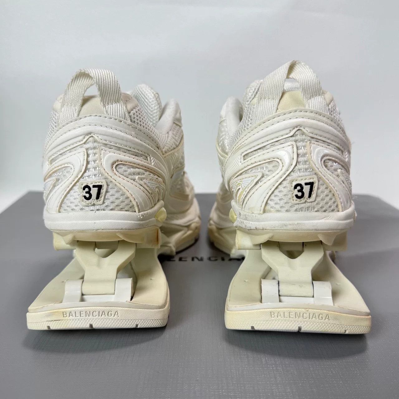 Balenciaga balenciaga x-pander low-top sneakers in white Size US 6.5 / IT 36.5 - 4 Thumbnail