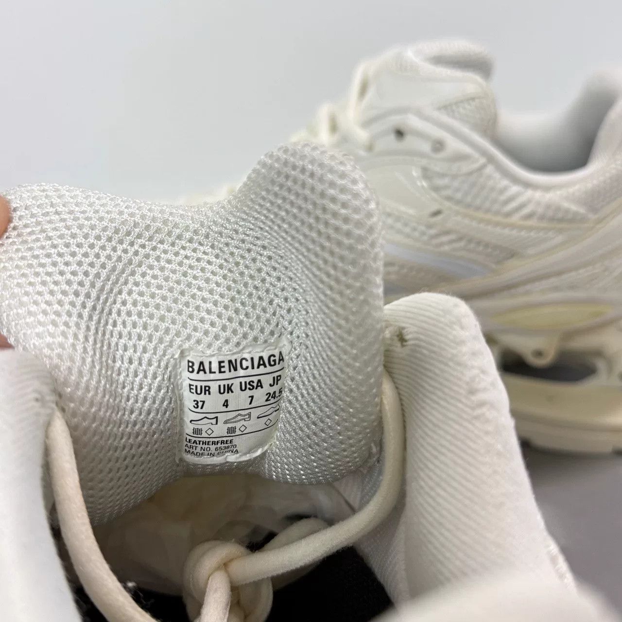 Balenciaga balenciaga x-pander low-top sneakers in white Size US 6.5 / IT 36.5 - 5 Thumbnail