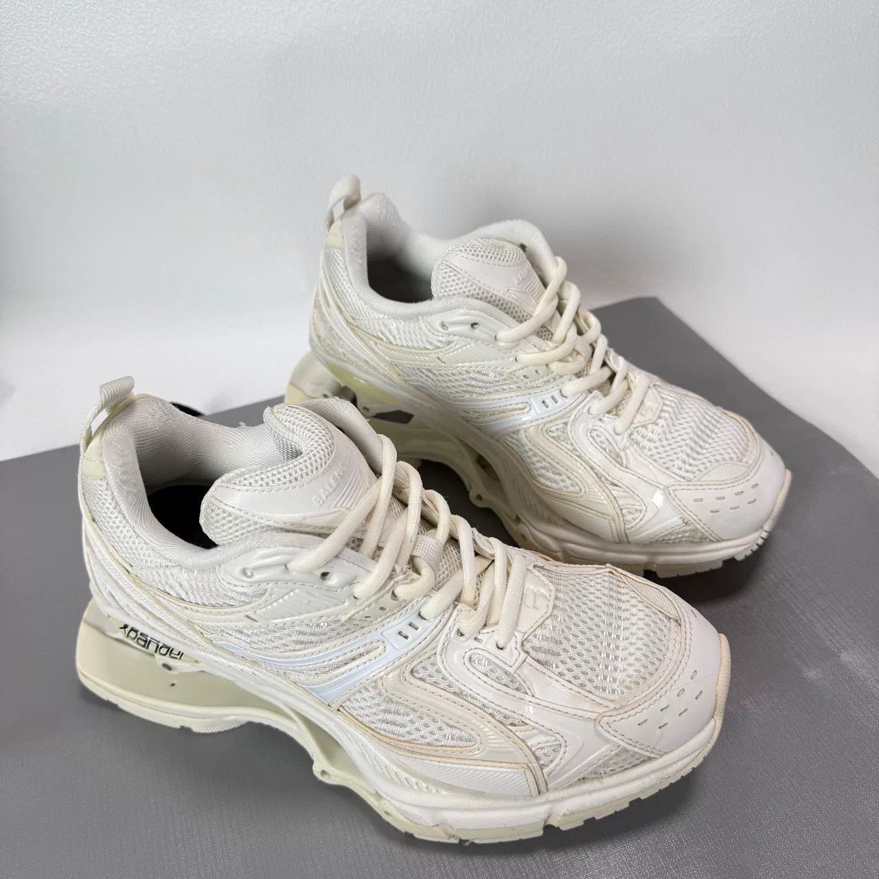 Balenciaga balenciaga x-pander low-top sneakers in white Size US 6.5 / IT 36.5 - 3 Thumbnail