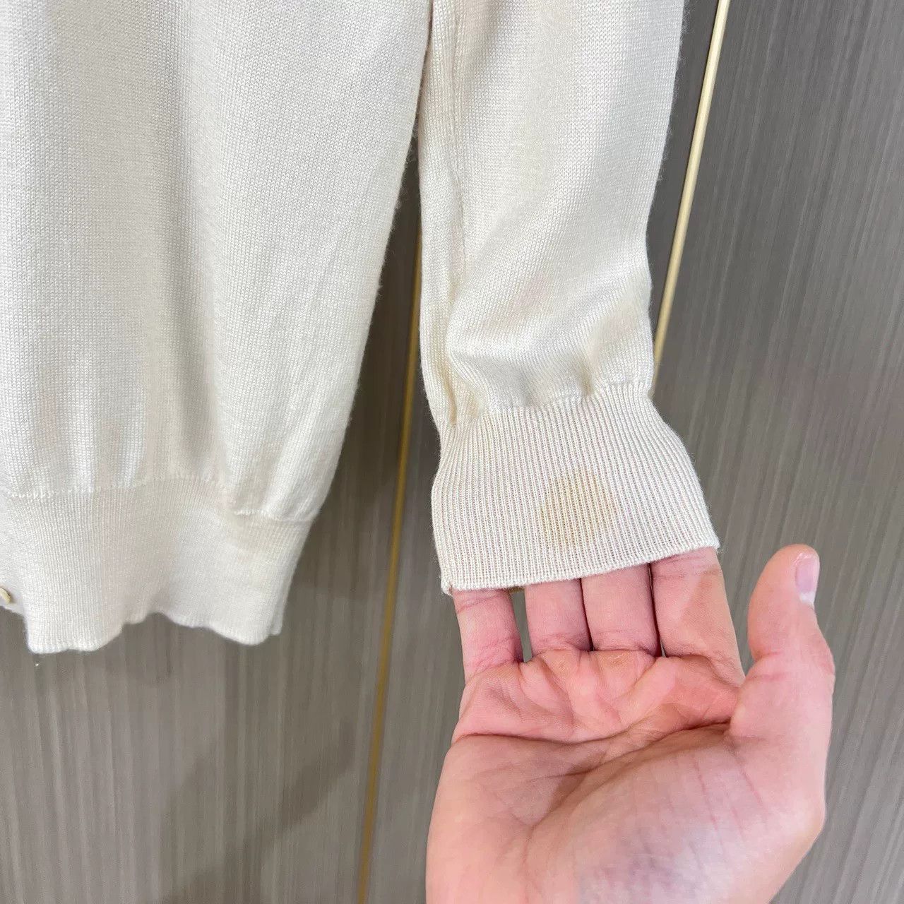 Dior dior wool knit cardigan with ribbon detail Size M / US 6-8 / IT 42-44 - 4 Thumbnail