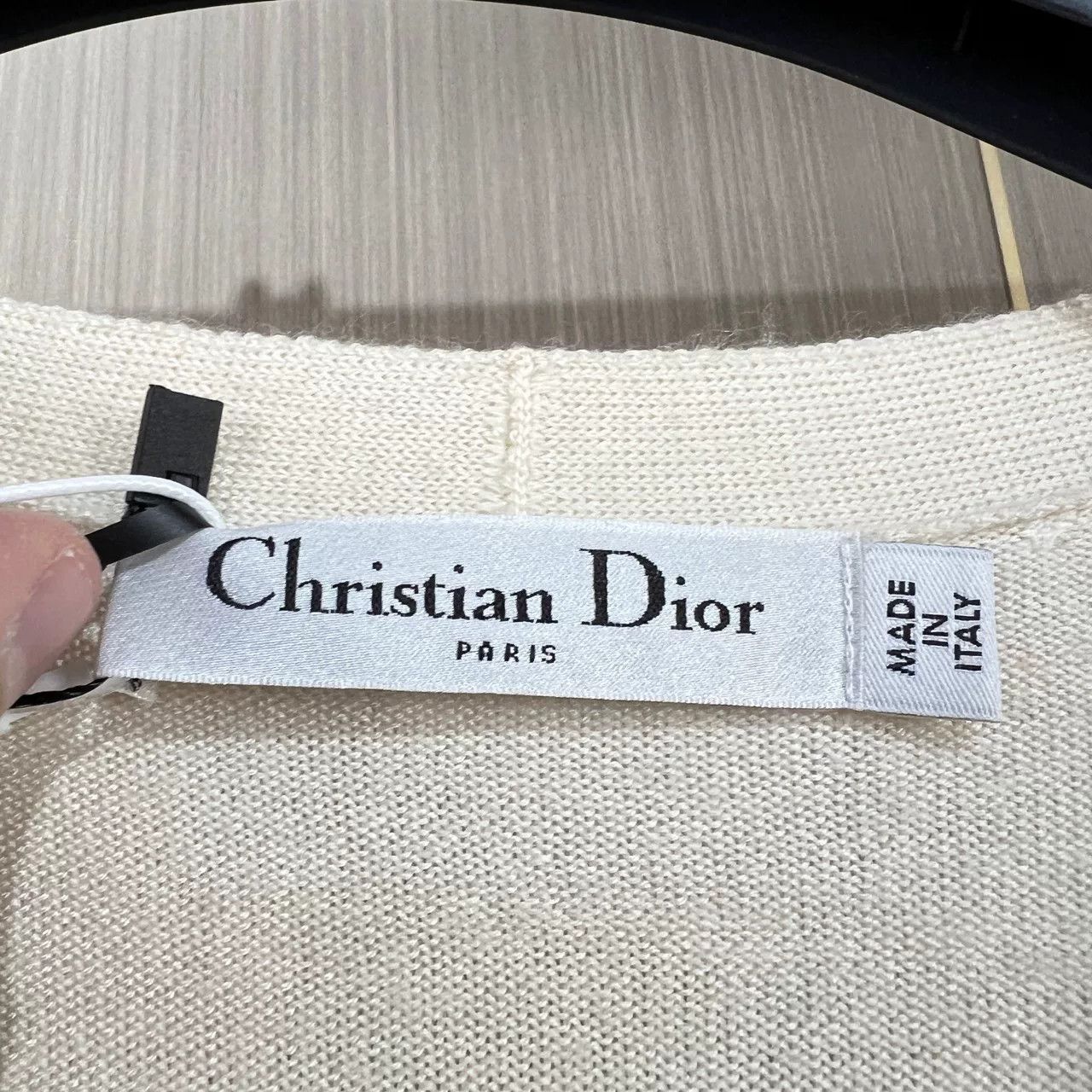Dior dior wool knit cardigan with ribbon detail Size M / US 6-8 / IT 42-44 - 5 Thumbnail