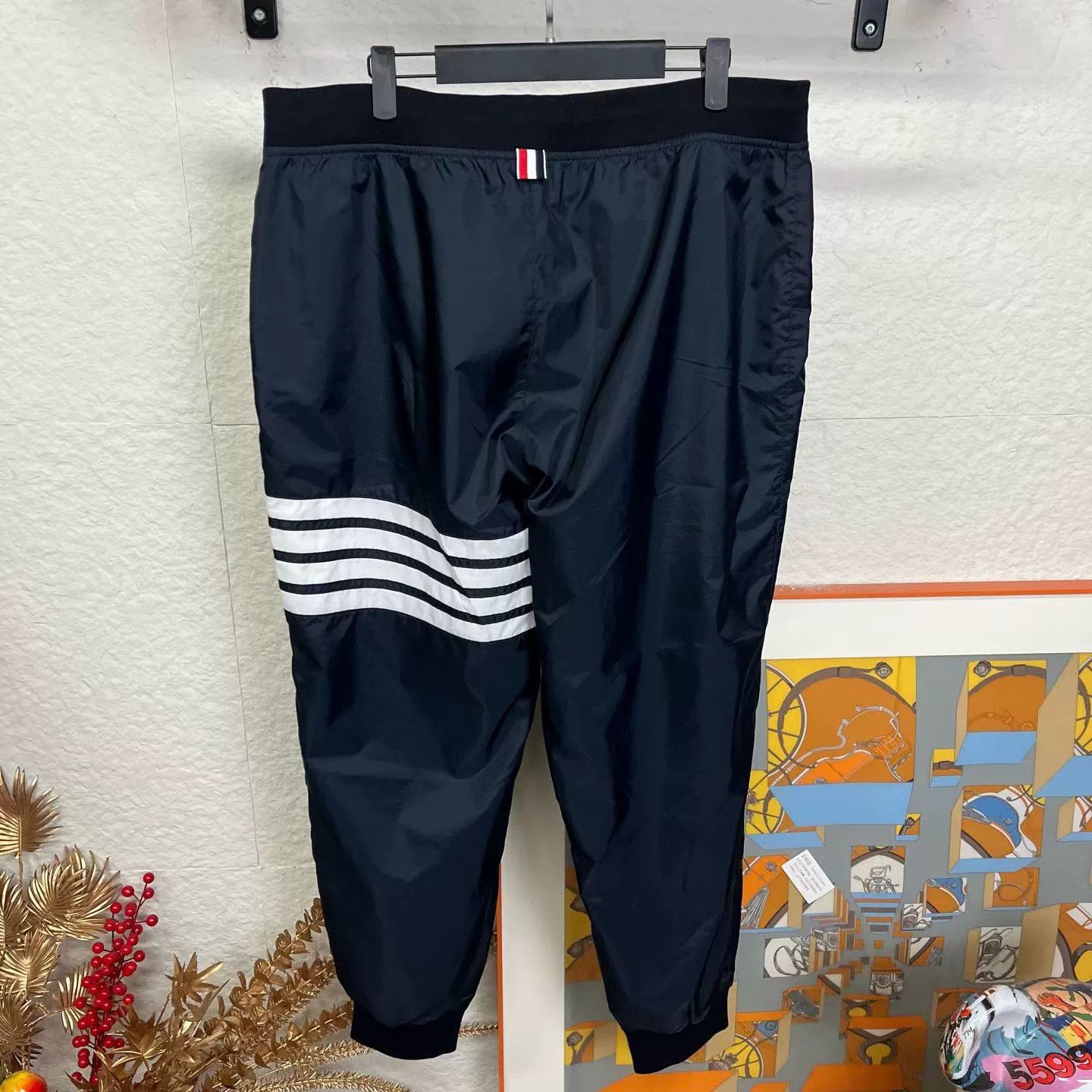 Thom Browne Thom Browne Black Nylon Long Pants Size US 30 / EU 46 - 2 Thumbnail