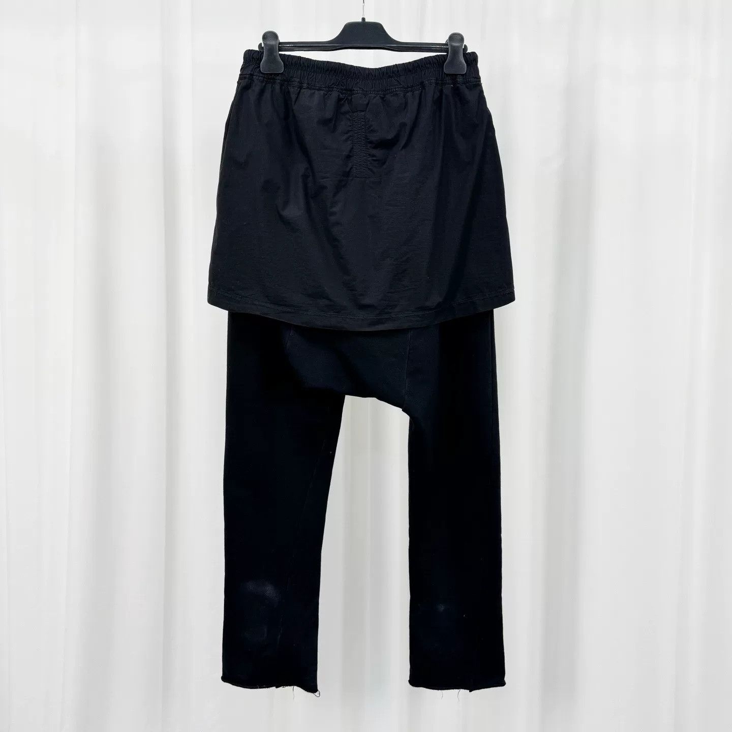 Rick Owens Rick Owens Darkshdw Black Layered Sweatpants Size US 30 / EU 46 - 2 Thumbnail