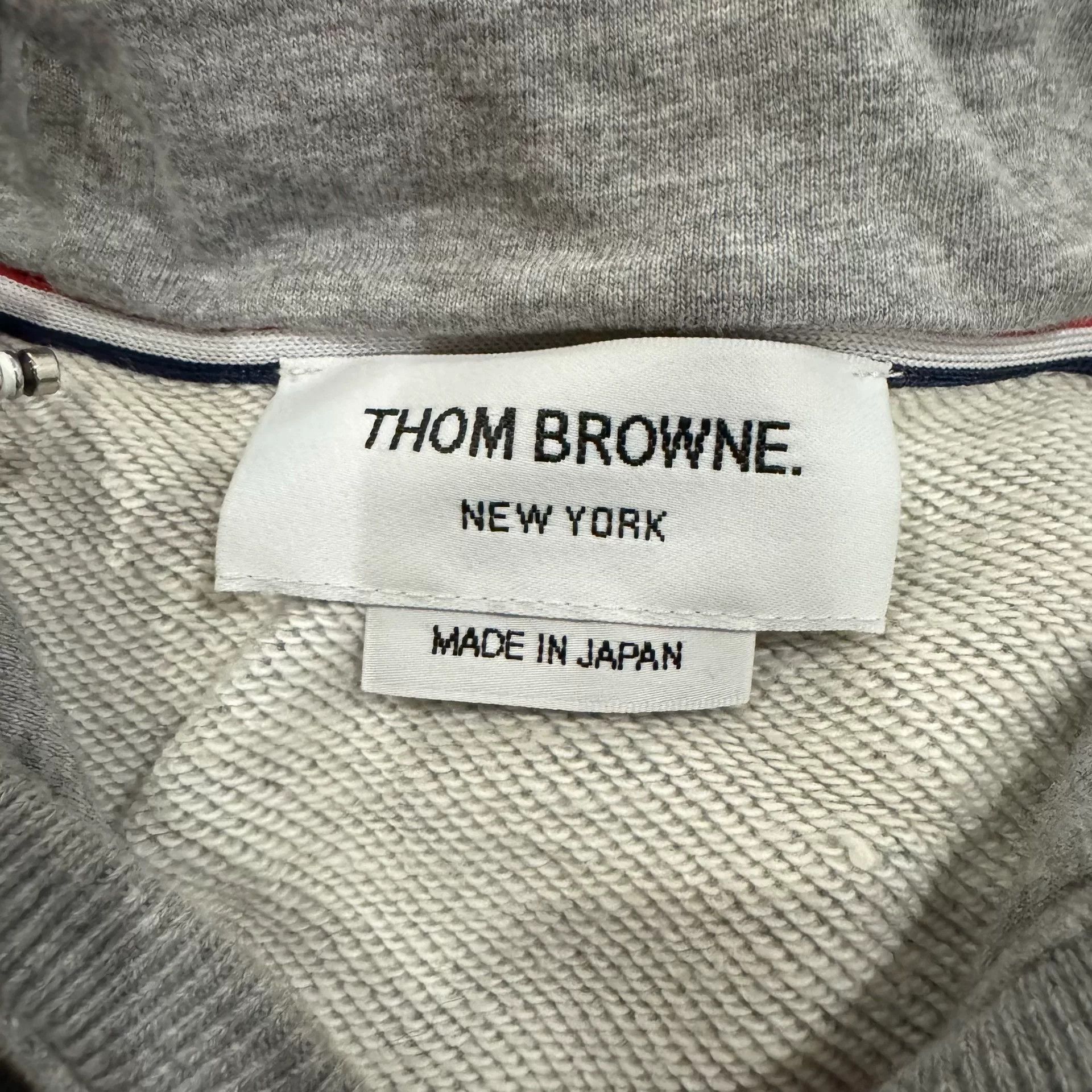 Thom Browne Thom Browne Gray Zip Hoodie Size US M / EU 48-50 / 2 - 5 Thumbnail