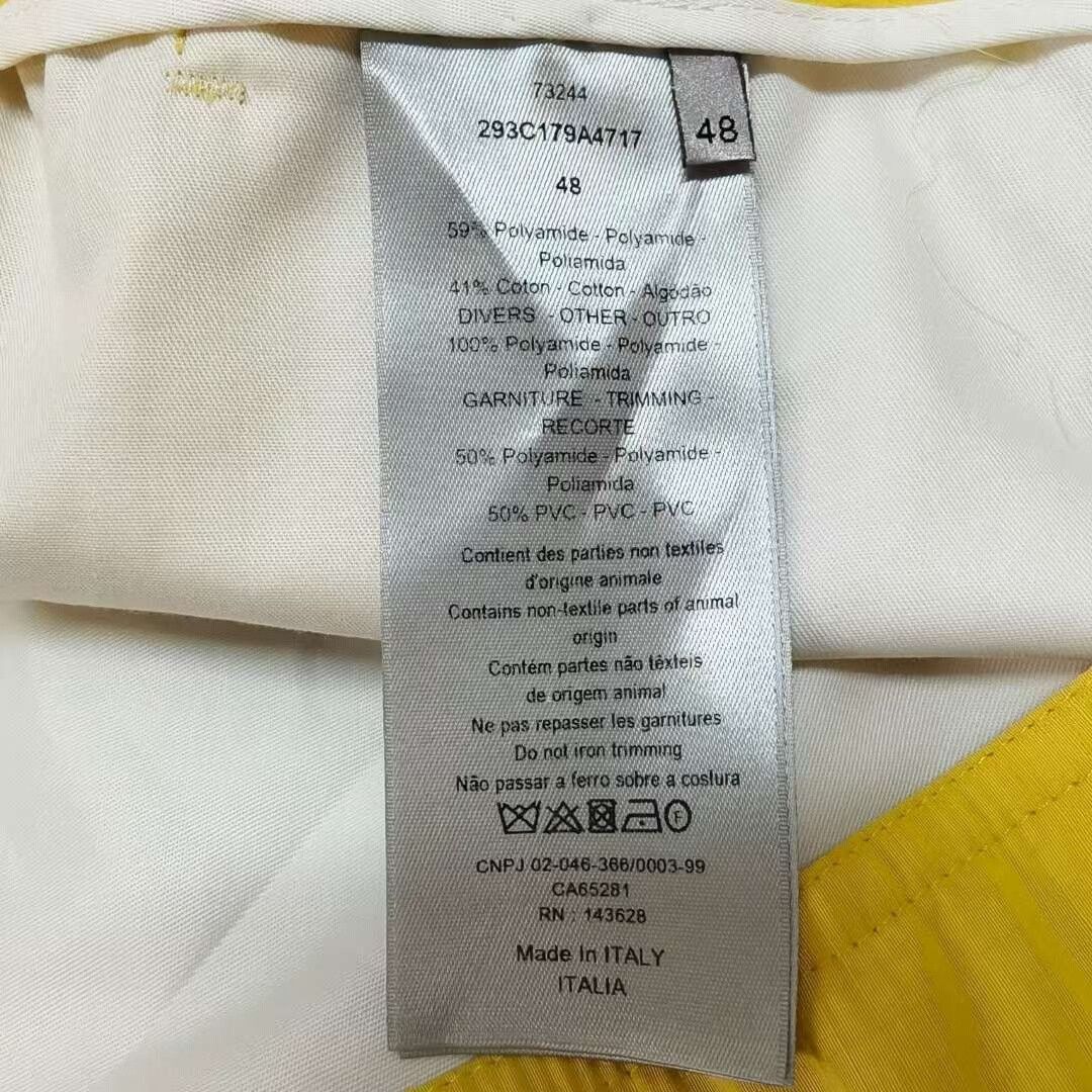 Dior dior yellow drawstring shorts with buckle Size US 38 / EU 54 - 3 Thumbnail