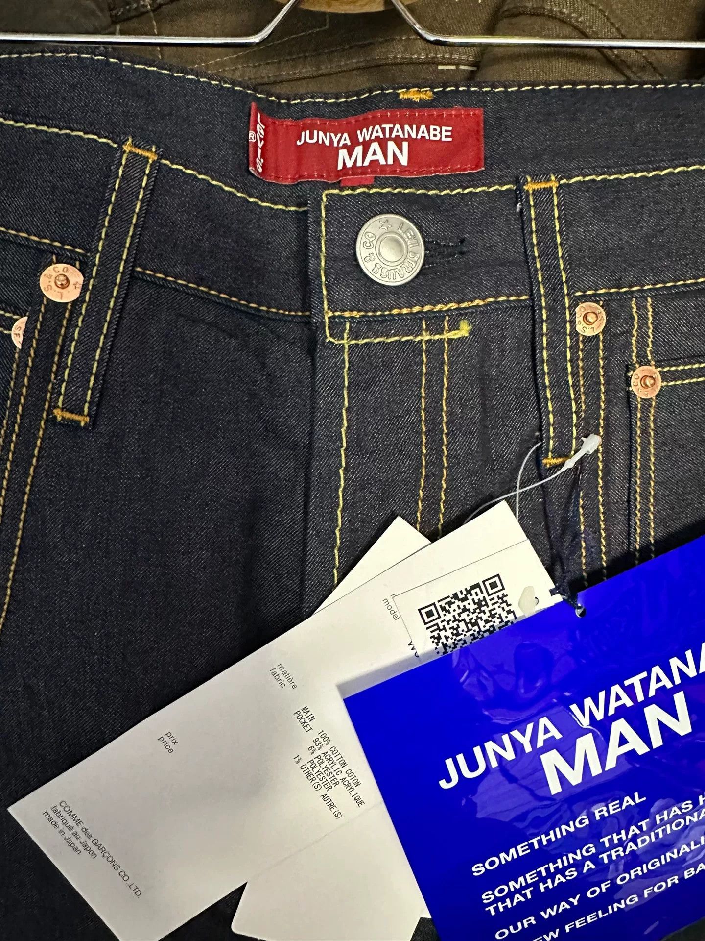 Junya Watanabe junya watanabe man cdg classic design jeans Size US 34 / EU 50 - 4 Thumbnail