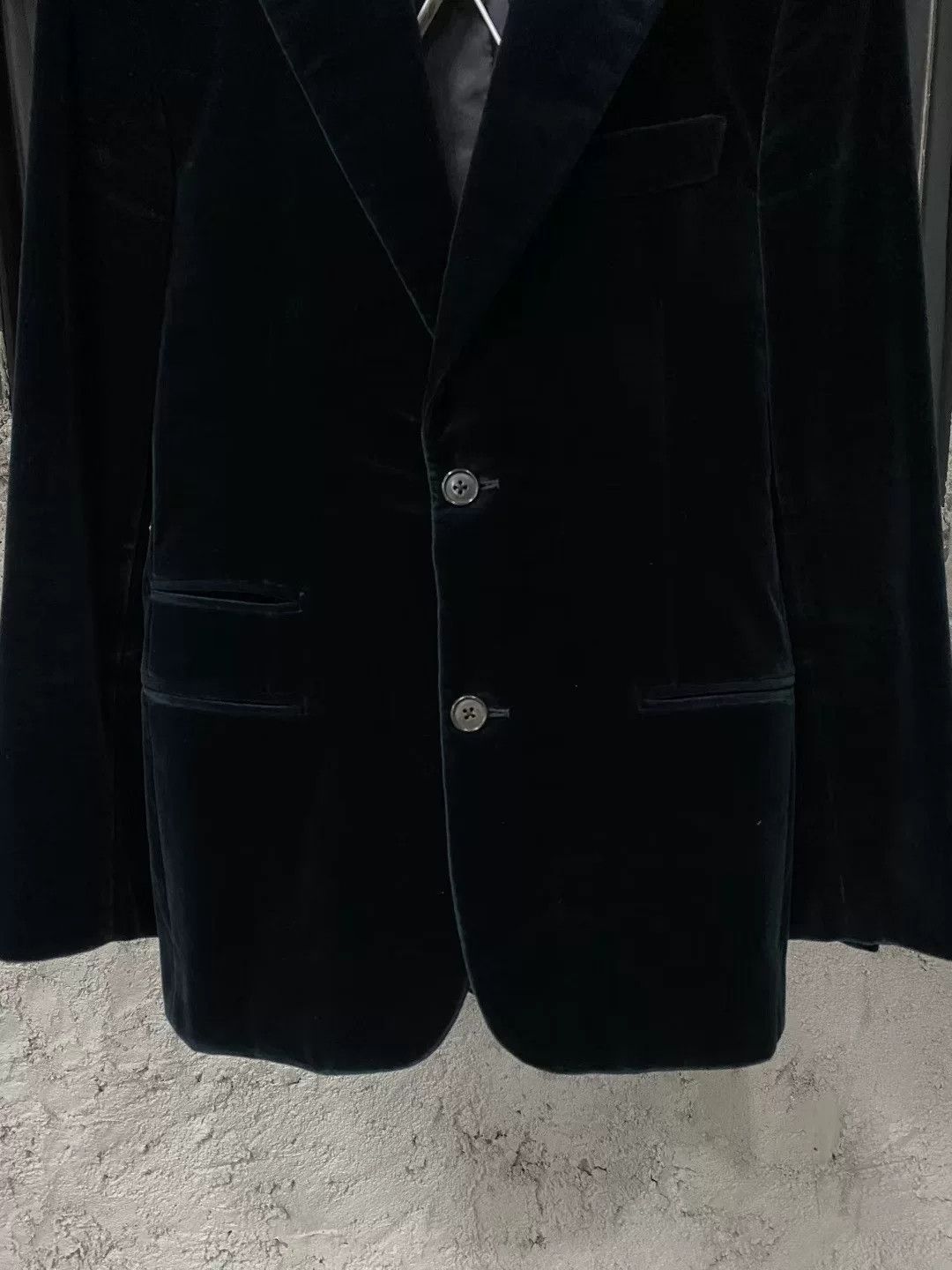 Hermes Hermes Black Velvet Blazer Size 44 Size US L / EU 52-54 / 3 - 4 Thumbnail