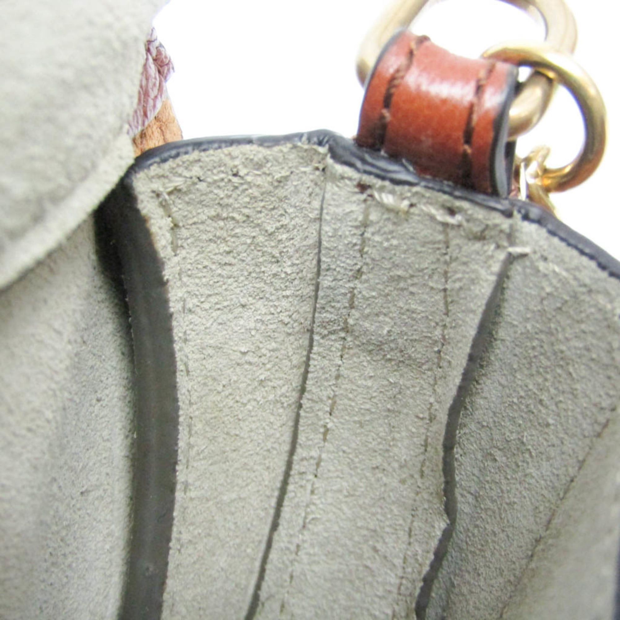 Chloe Chloé Pixie Women's Leather,Suede Shoulder Bag Brown Size ONE SIZE - 10 Thumbnail