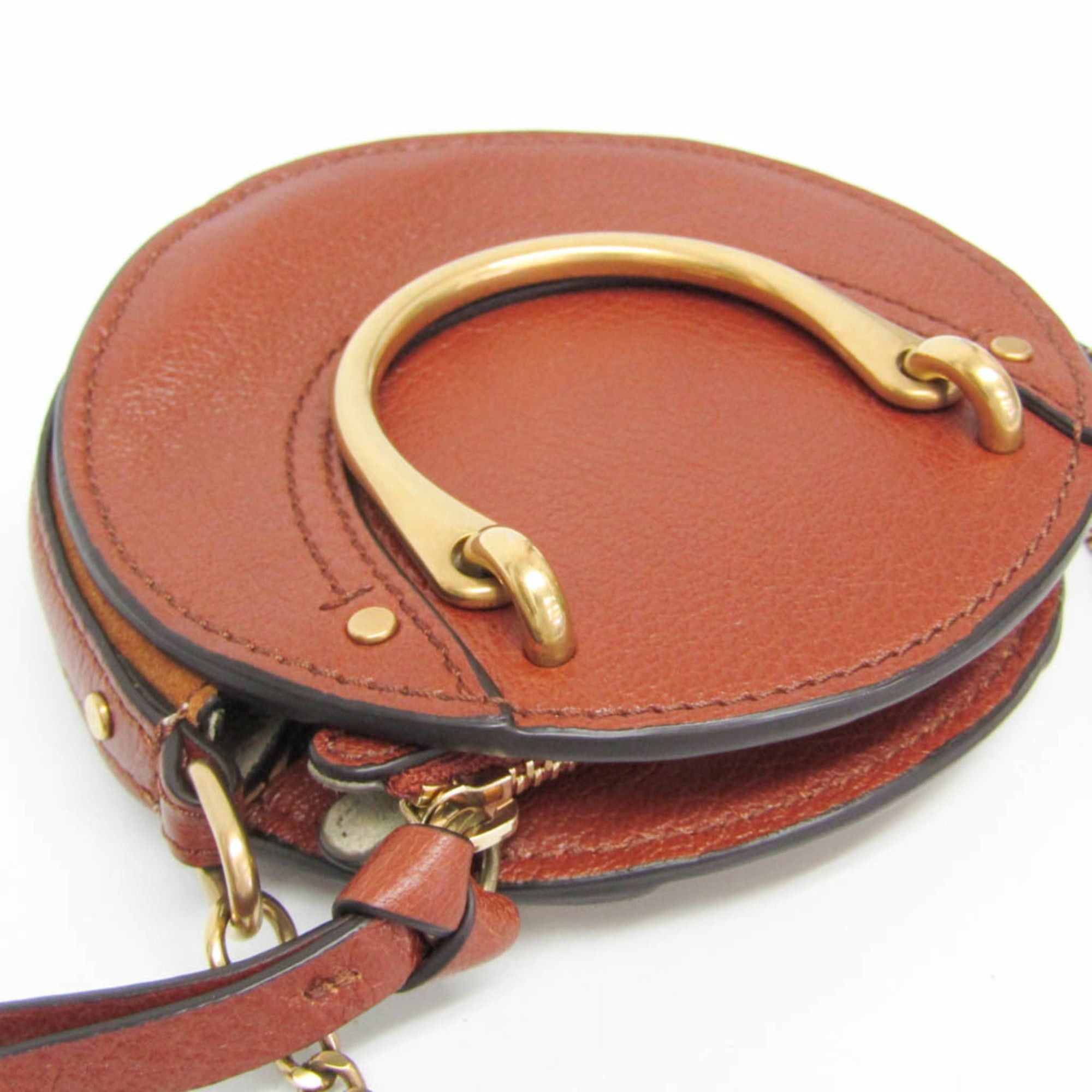 Chloe Chloé Pixie Women's Leather,Suede Shoulder Bag Brown Size ONE SIZE - 6 Thumbnail