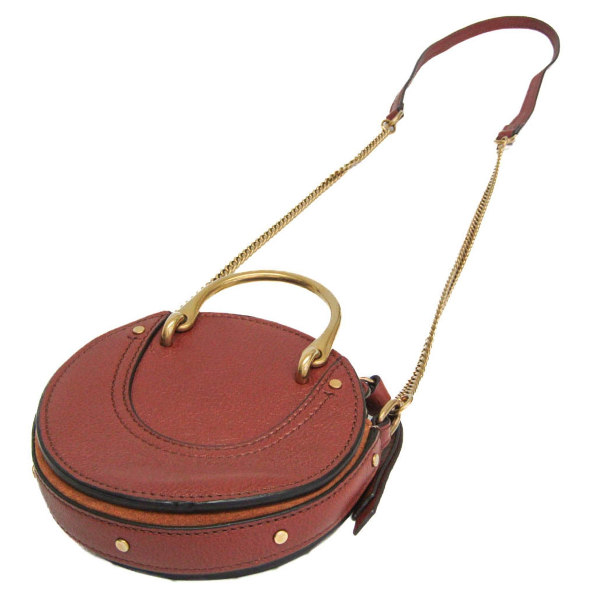 Chloe Chloé Pixie Women's Leather,Suede Shoulder Bag Brown Size ONE SIZE - 2 Thumbnail
