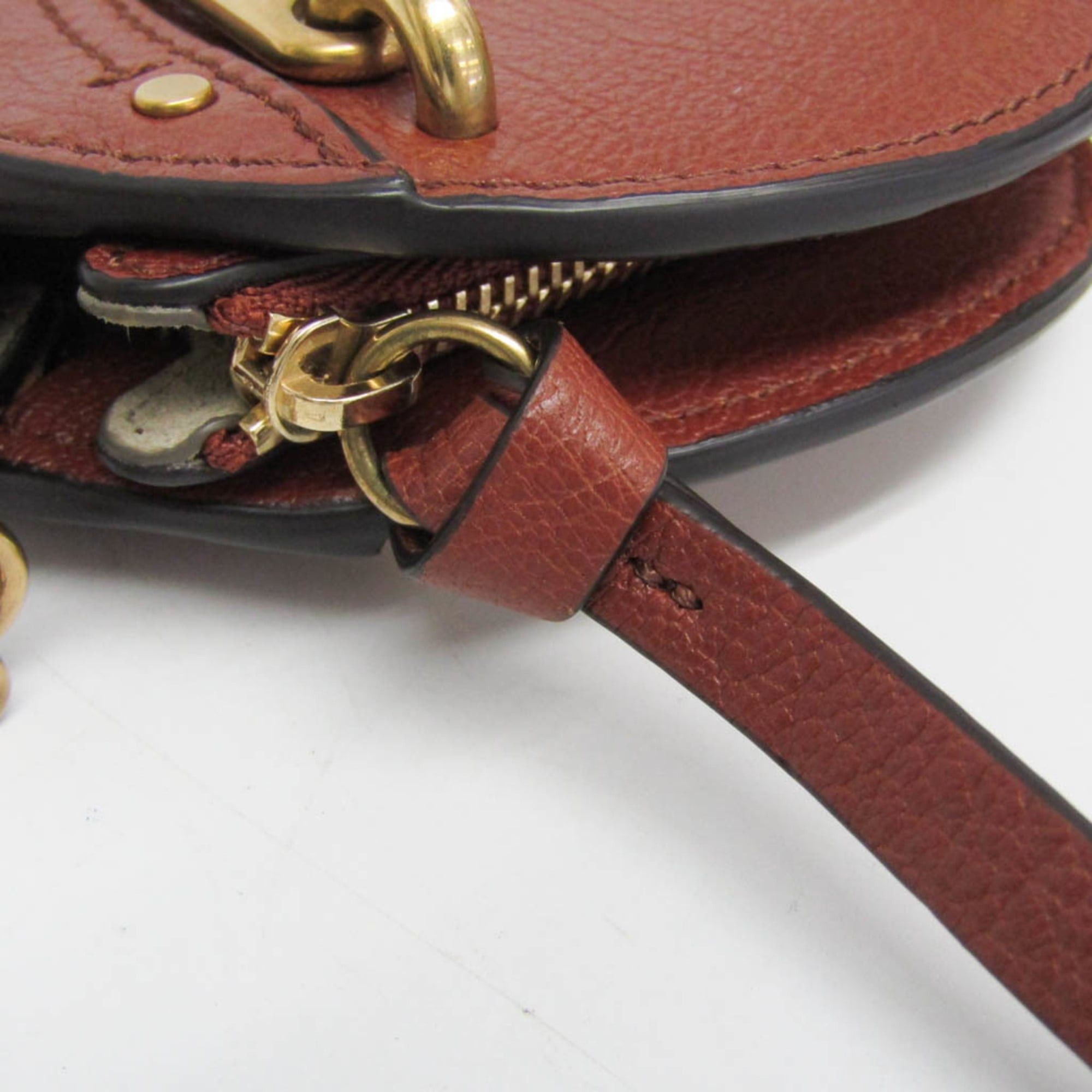 Chloe Chloé Pixie Women's Leather,Suede Shoulder Bag Brown Size ONE SIZE - 7 Thumbnail