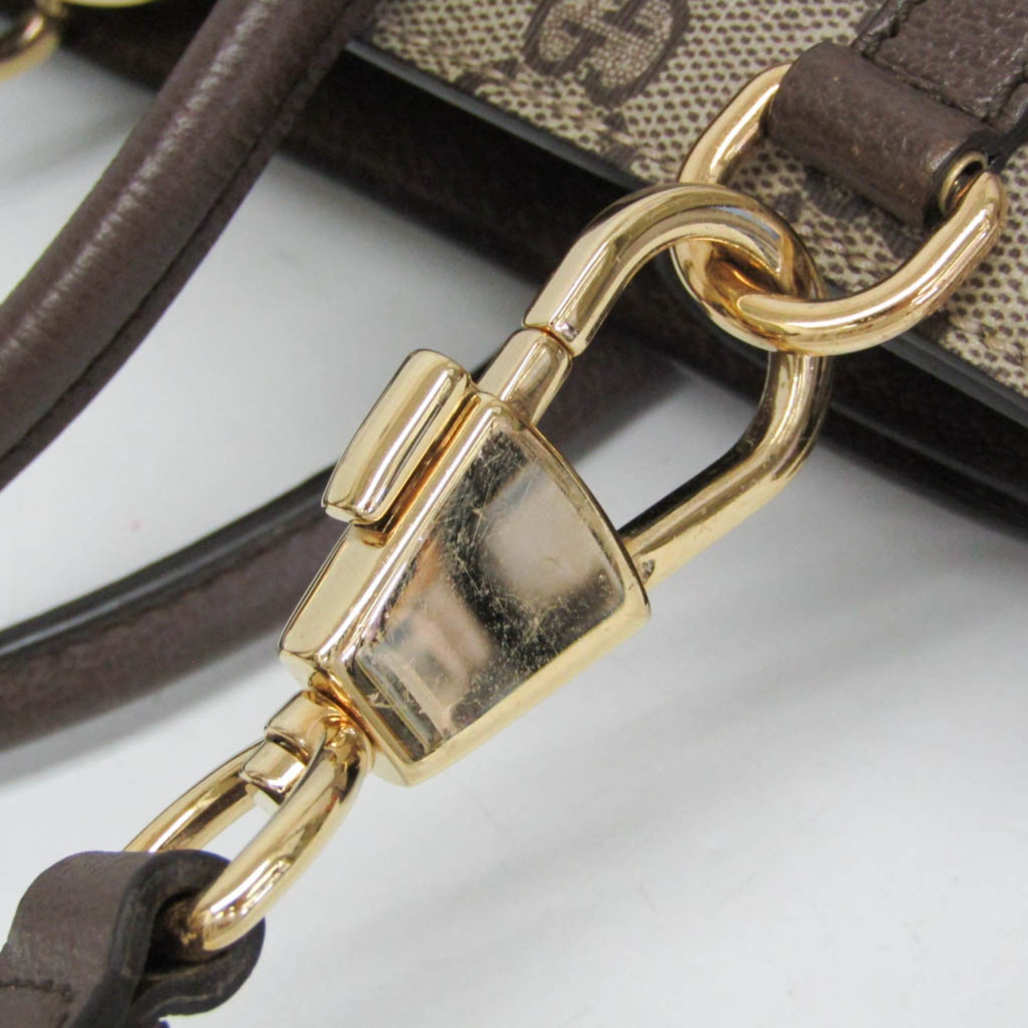 Gucci Gucci 703256 Women,Men GG Supreme Shoulder Bag,Tote Bag Brown Size ONE SIZE - 11 Thumbnail