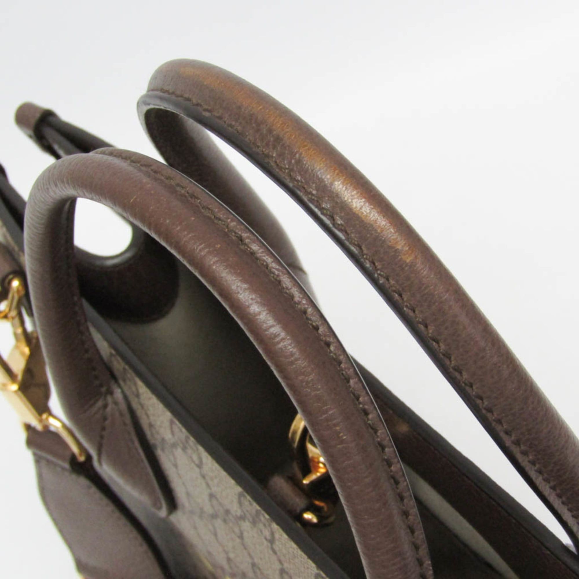 Gucci Gucci 703256 Women,Men GG Supreme Shoulder Bag,Tote Bag Brown Size ONE SIZE - 13 Thumbnail
