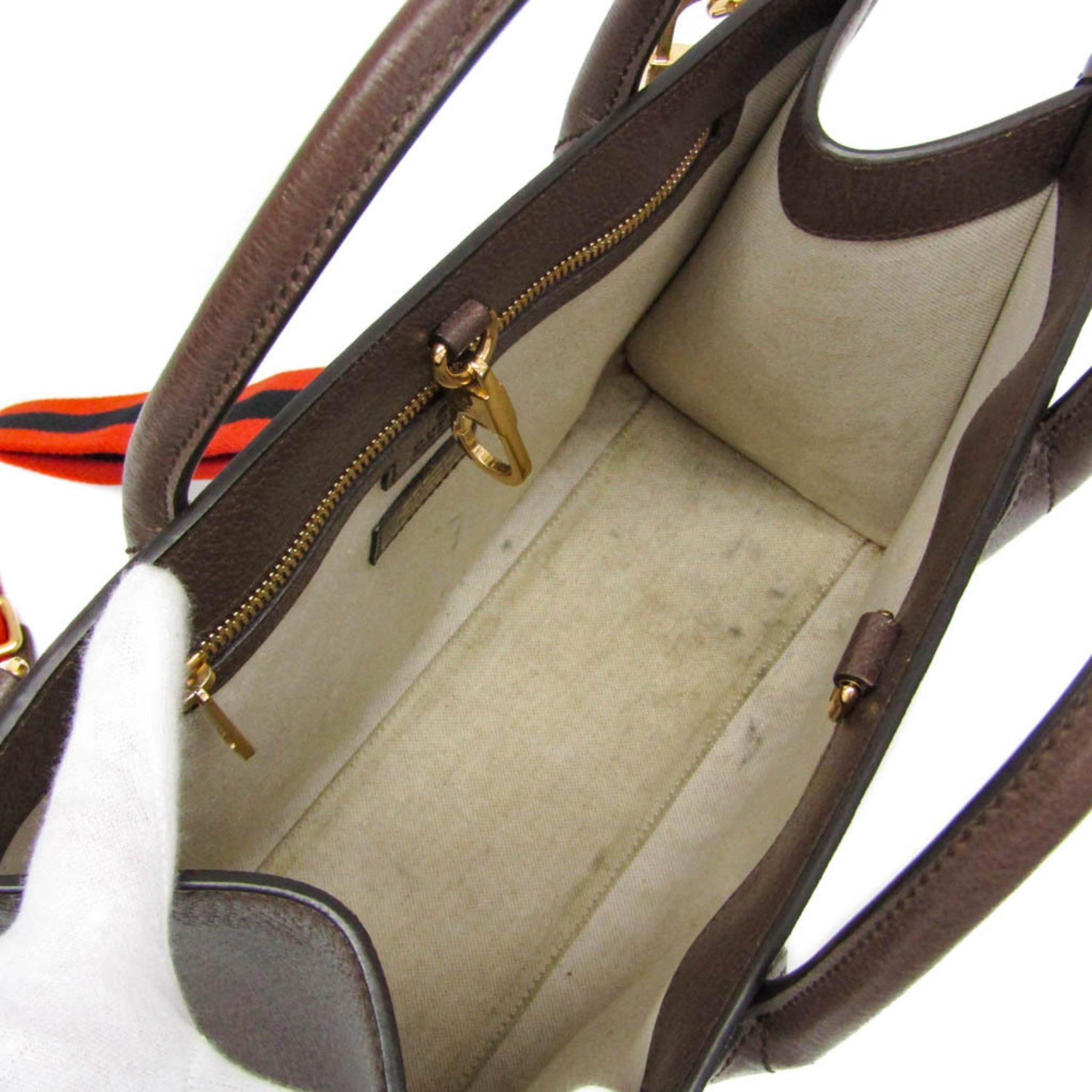 Gucci Gucci 703256 Women,Men GG Supreme Shoulder Bag,Tote Bag Brown Size ONE SIZE - 3 Thumbnail