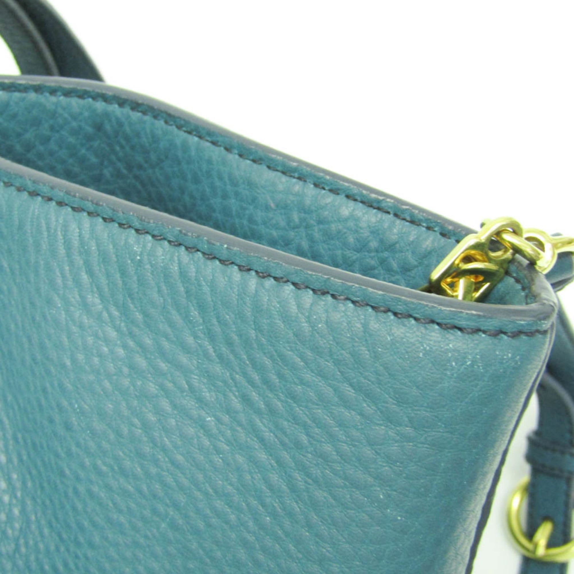 Miu Miu Miu Miu VIT.DAINO RR1905 Women's Leather Shoulder Bag,Tote Bag Green Size ONE SIZE - 11 Thumbnail